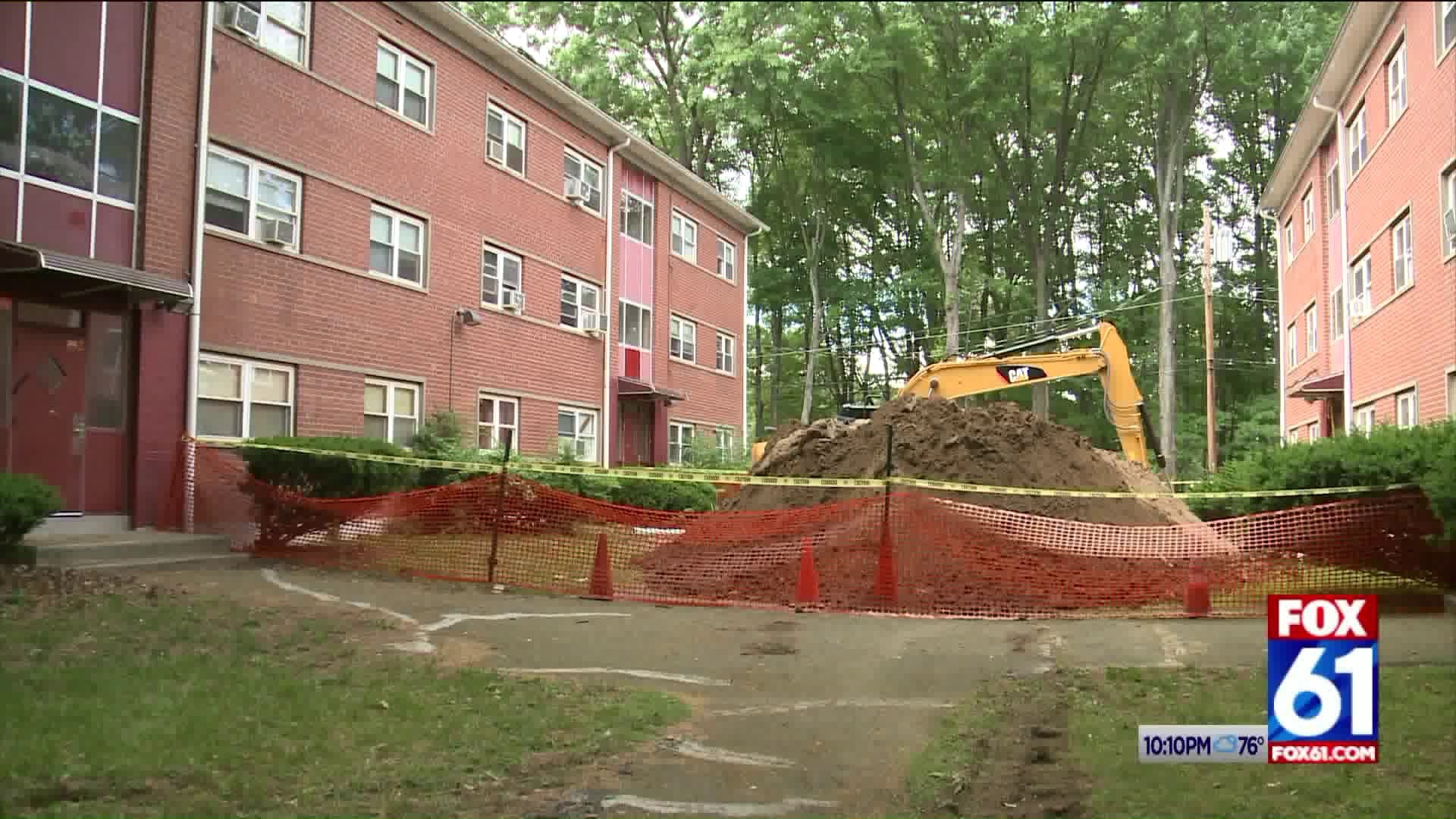 Hartford families evacuated after raw sewage flood