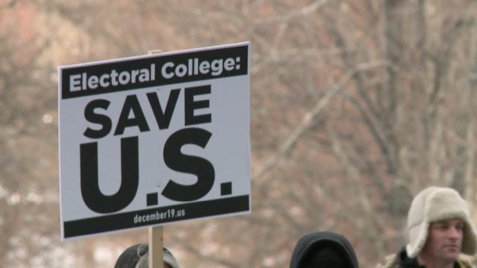 Electoral College votes, but protestors continue fighting