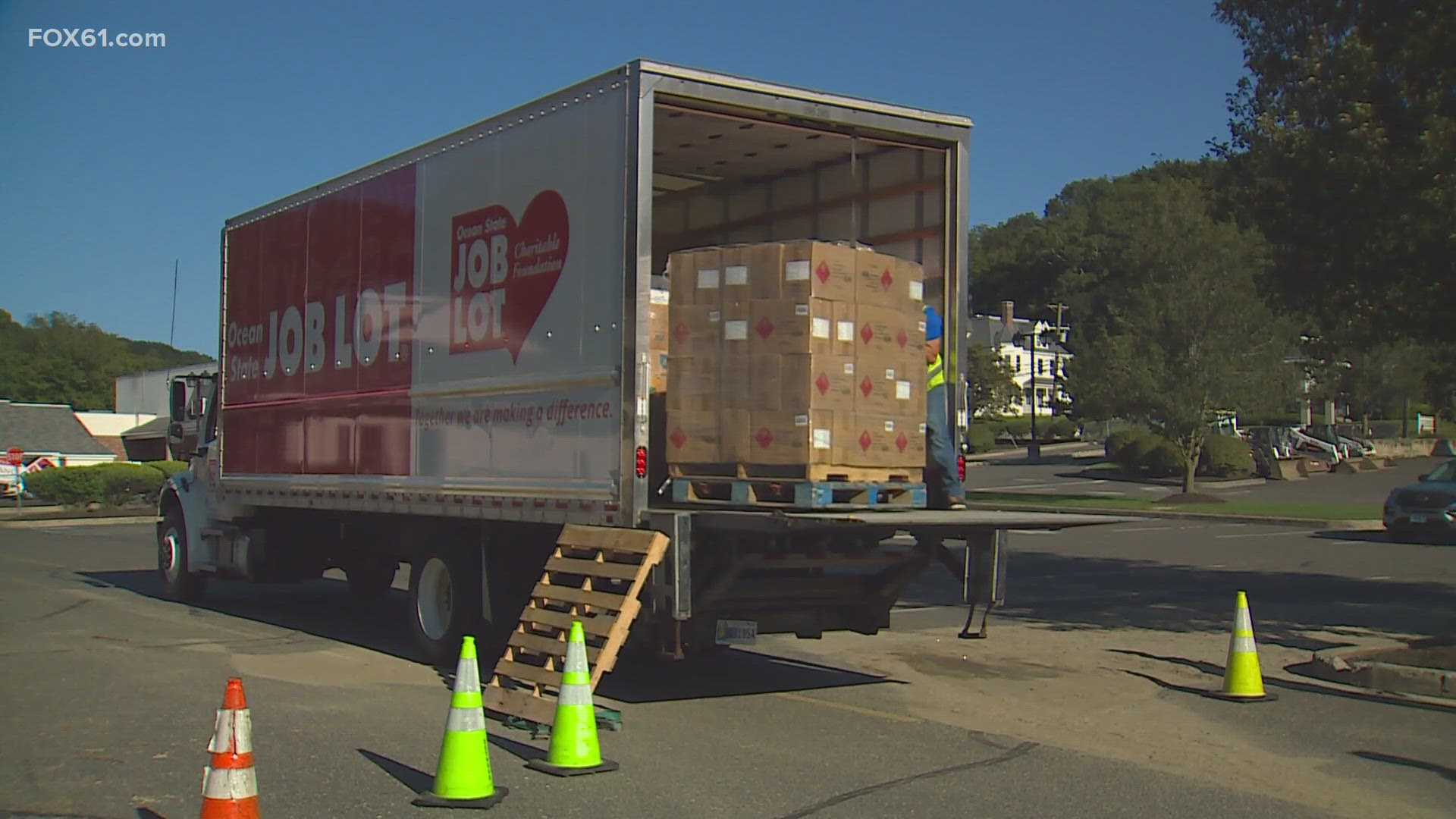 Ocean State Job Lot is donating personal protective equipment and essential items to flood victims in the region who are cleaning up the damage.