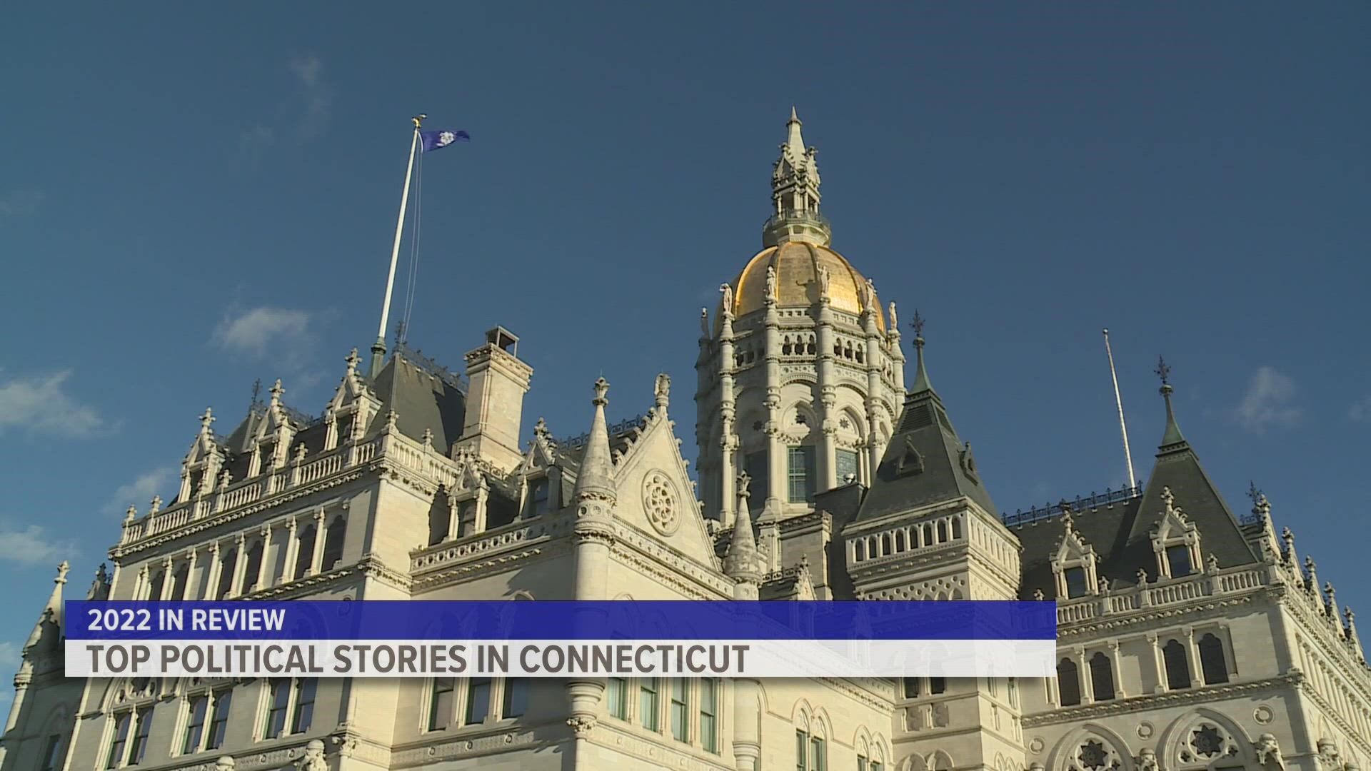 From a historic surplus in the budget to tax cuts and the looming cloud of two federal investigations, here is a look back at Connecticut's top political stories.