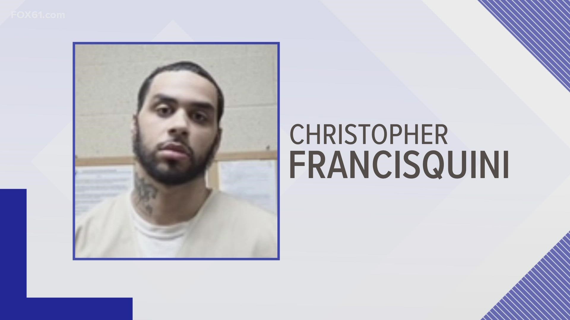 Christopher Francisquini faces charges of murder with special circumstances and risk of injury to a minor.