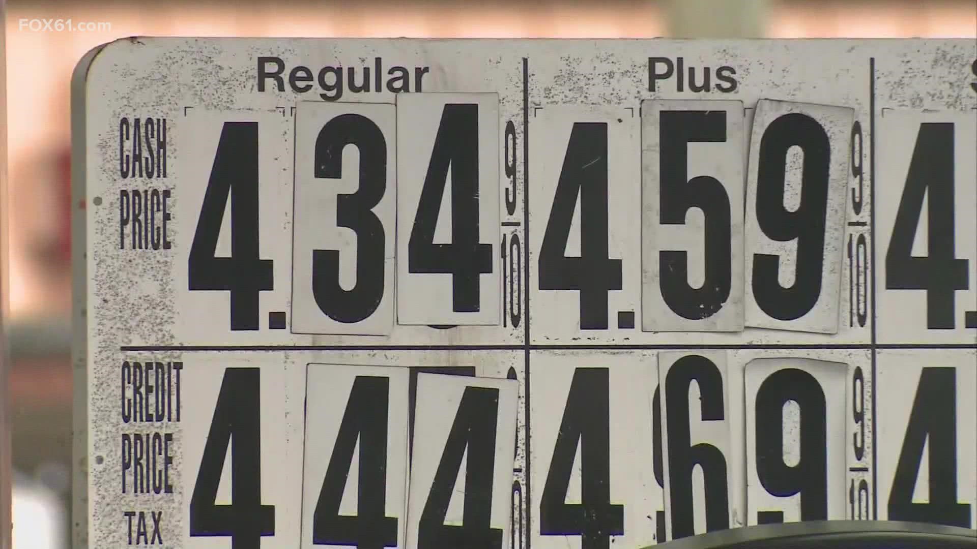 Connecticut drivers are noticing a welcome change: gas prices are down after weeks of prices upwards of $4.00 per gallon.