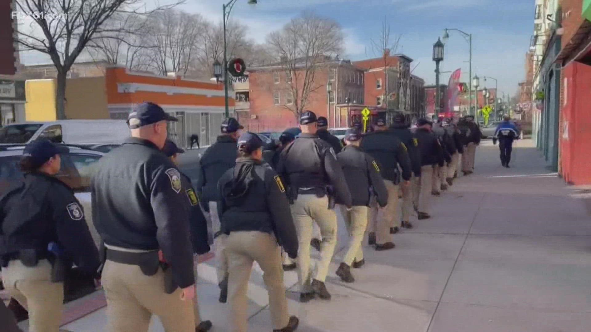 The 15-second video tweeted out by Hartford Police has been viewed more than 260K times.