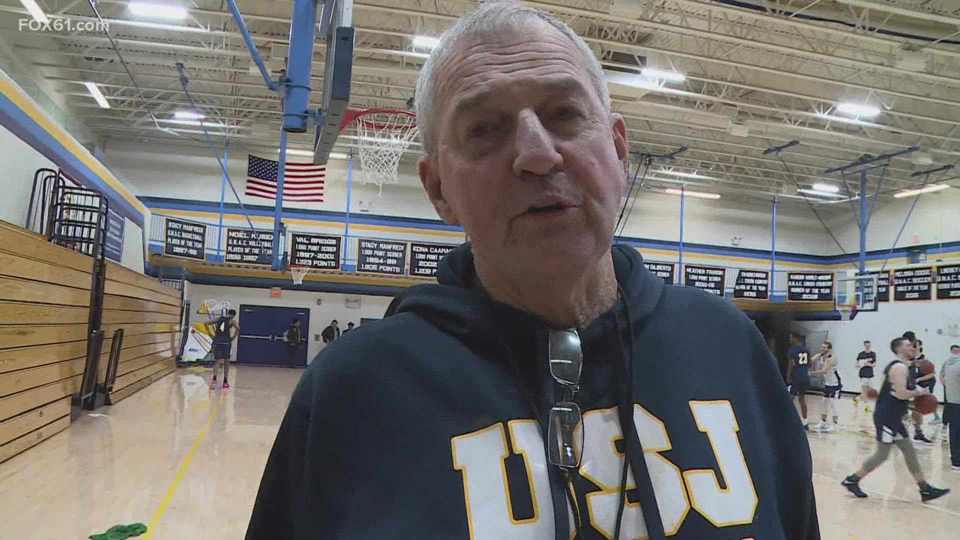 Hall of Famer Jim Calhoun says it is the right time to retire and spend time with his family.
