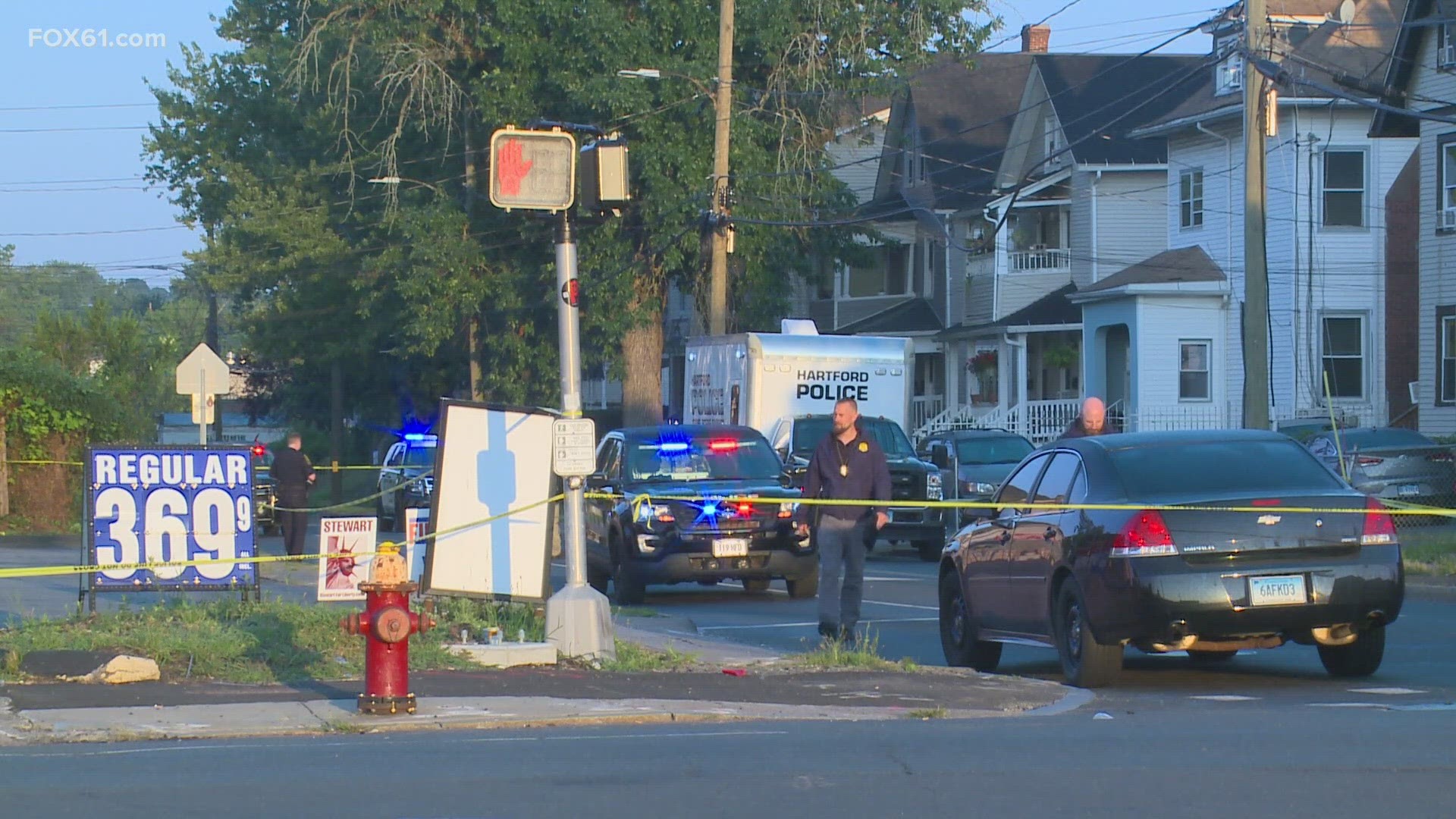 Police in Hartford say three people were killed overnight in two separate shooting incidents.