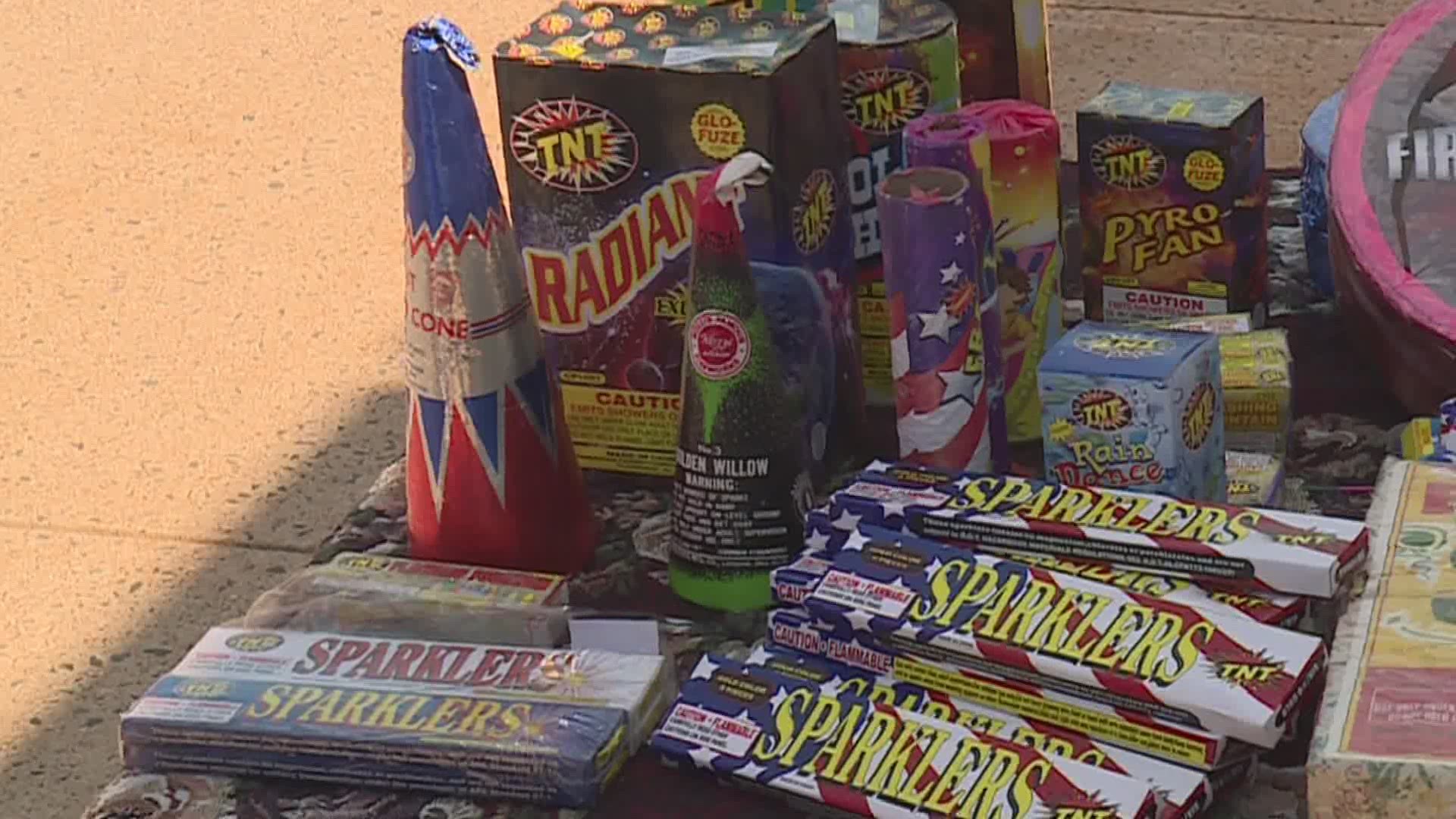 A doctor also joined State Police to discuss some of the serious injuries that can happen if fireworks are not used properly.