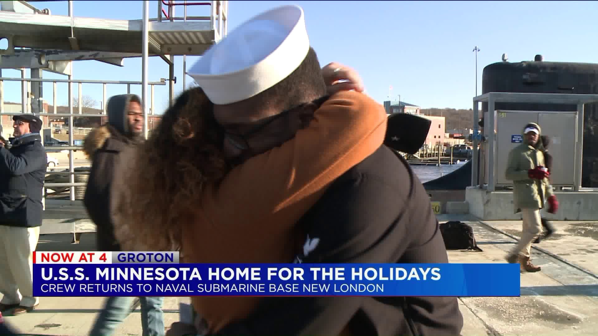 USS Minnesota returns home for holidays