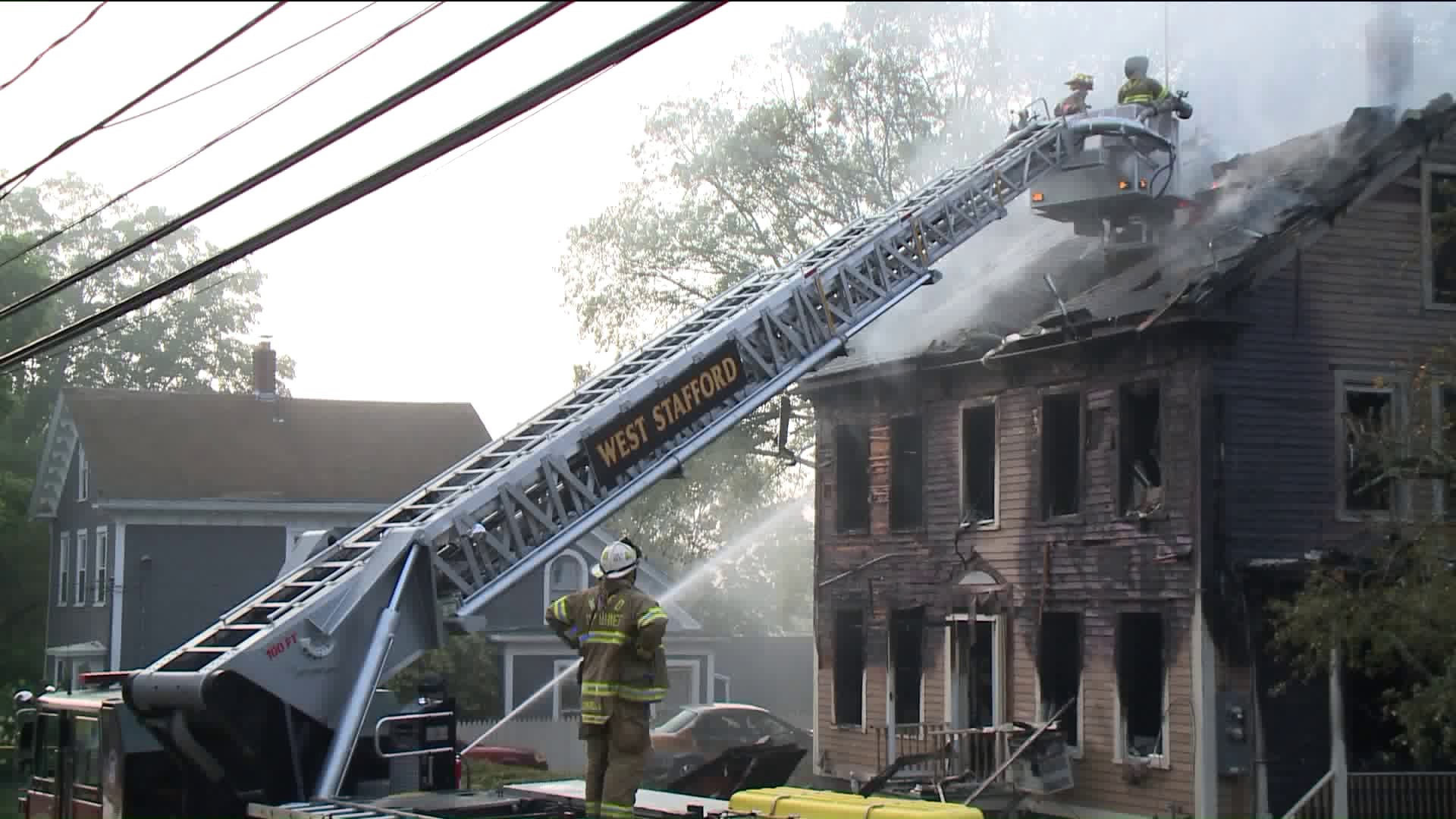 Family burned out of Stafford home