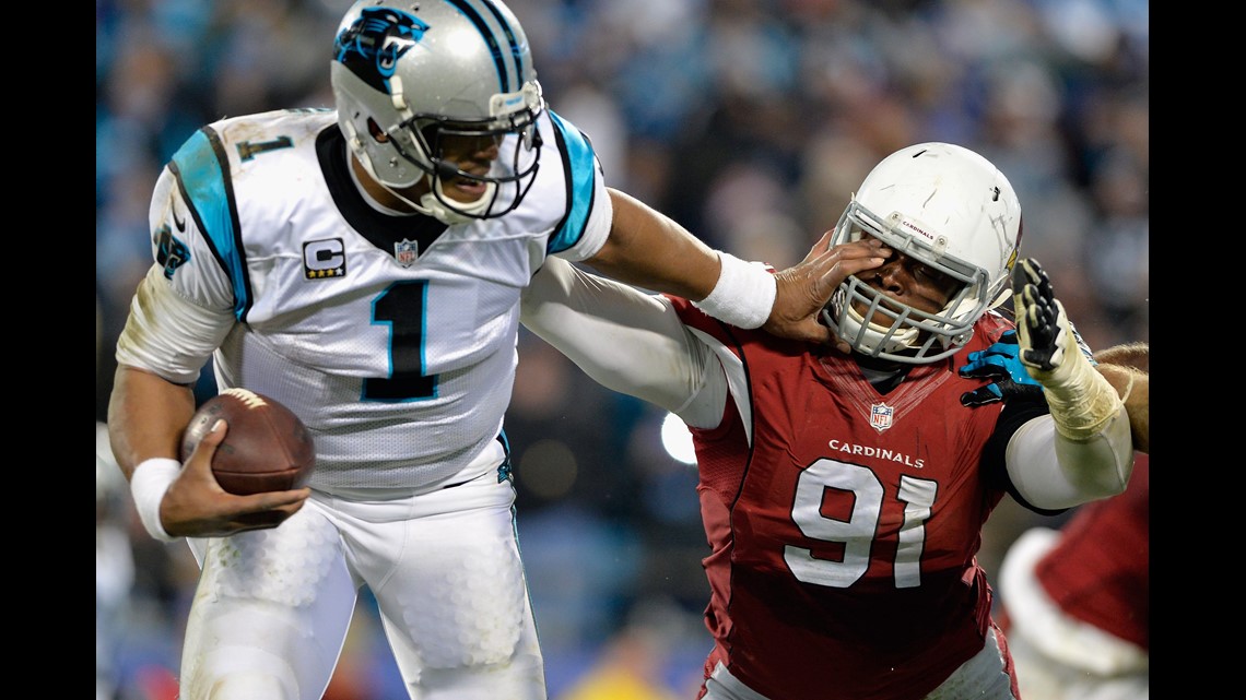 Newton, Panthers rout Cardinals 49-15 for NFC title