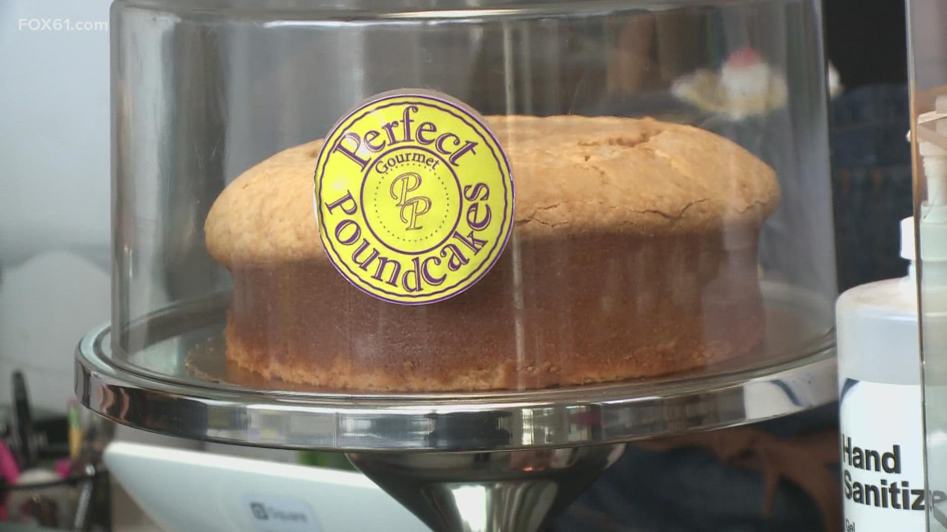 Perfect Poundcake, in East Hartford is rolling up their sleeves to whip up dozens of their famous “pound cups”