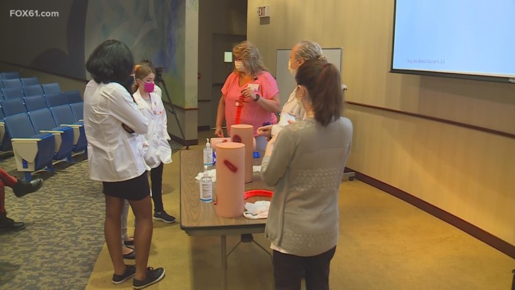 Waterbury students go hands-on for pilot program at local hospital