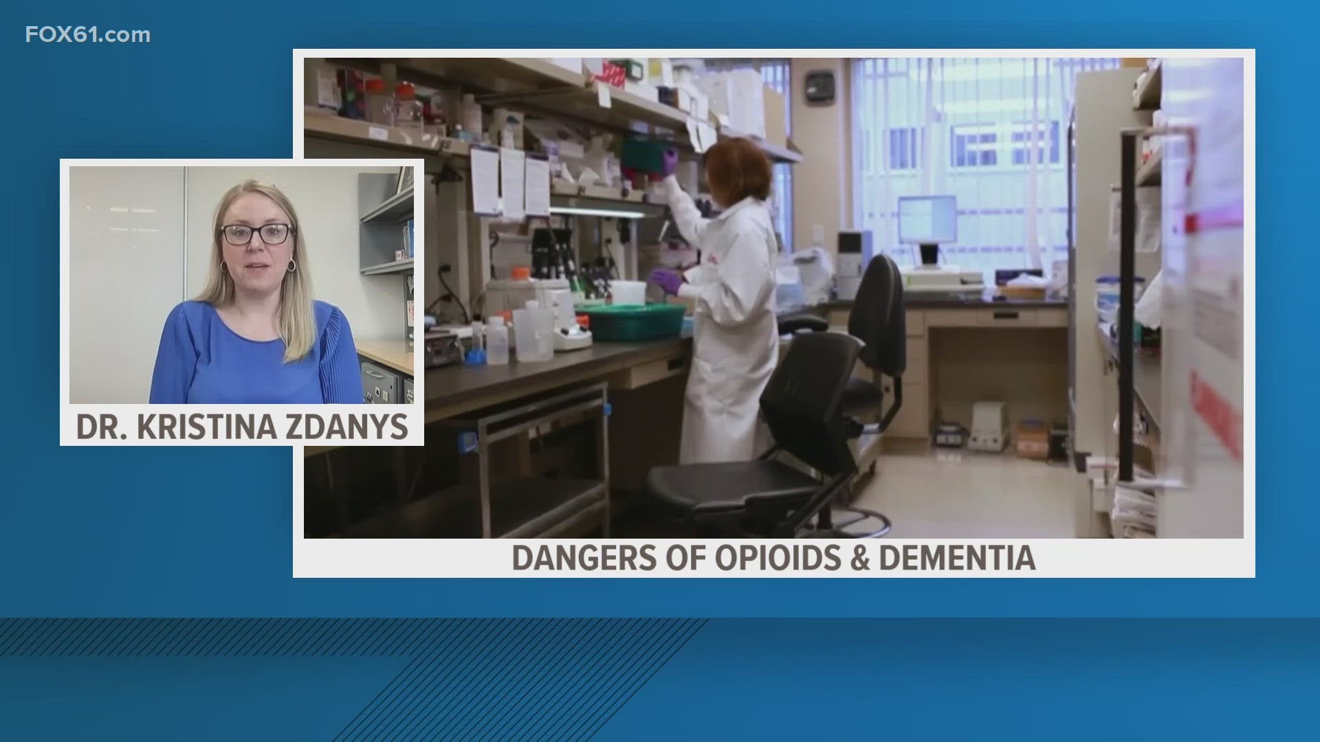Dr. Kristina Zdanys, a Geriatric Psychiatrist at UConn Health, explains why older adults starting opioids after dementia diagnosis is extremely risky.