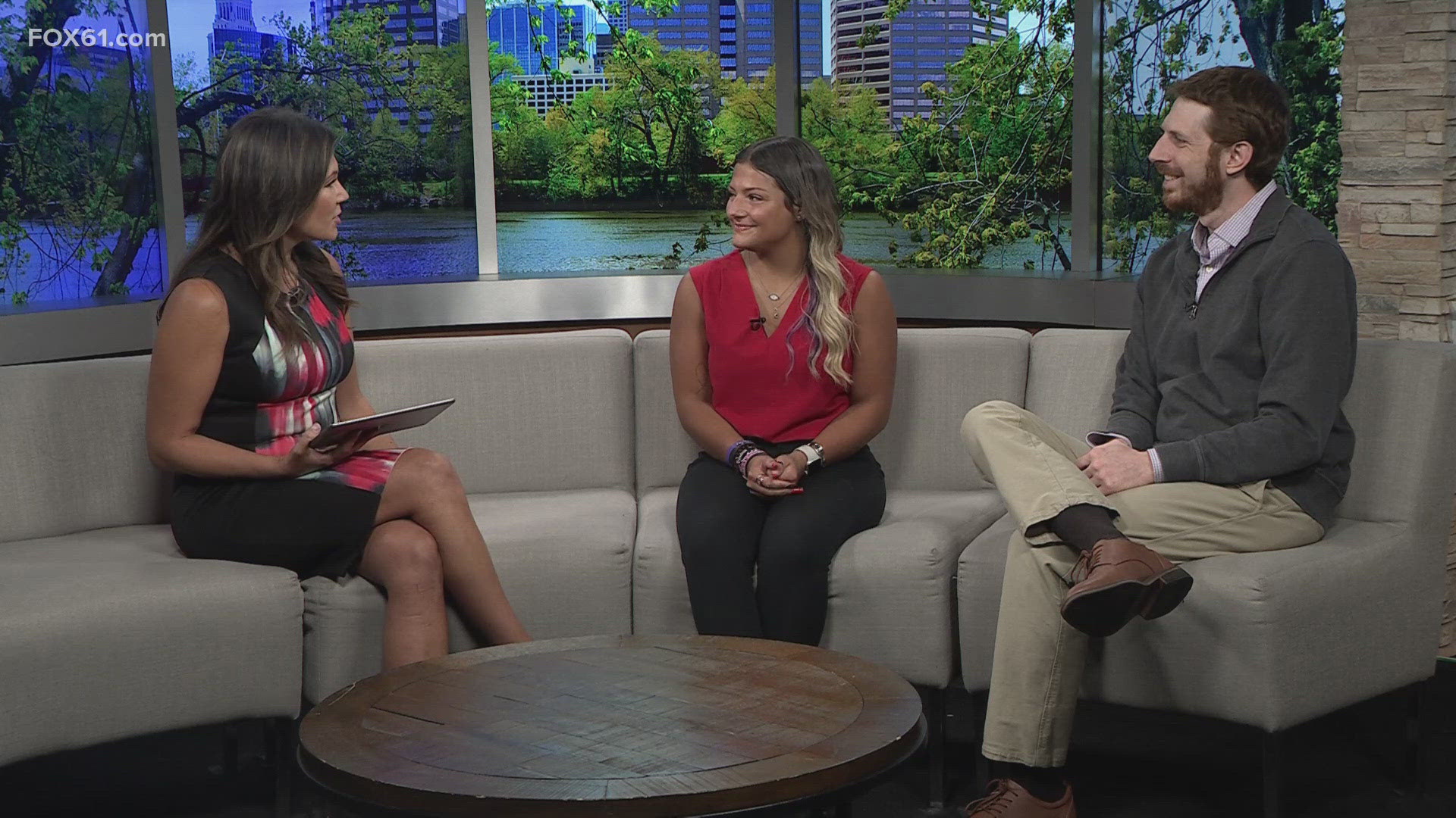 John Berman and honored hero Lulu Spielman discuss the event, Light the Night, which is held in support for blood cancer patients and family.