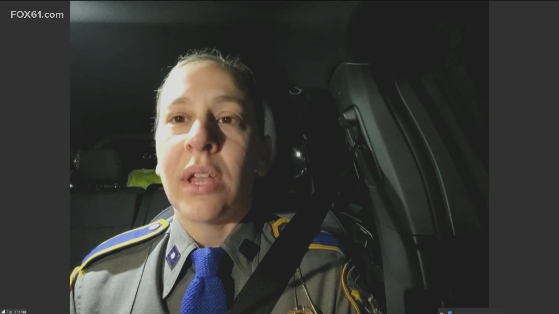 Connecticut State Police Sergeant Christine Jeltema discusses heightening patrols and how drivers can stay safe this New Year's Eve weekend.