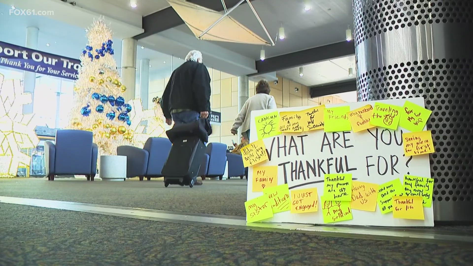 Each arrival comes with a story and around Thanksgiving time, the luggage is stuffed with dreams of a good time and gratitude.