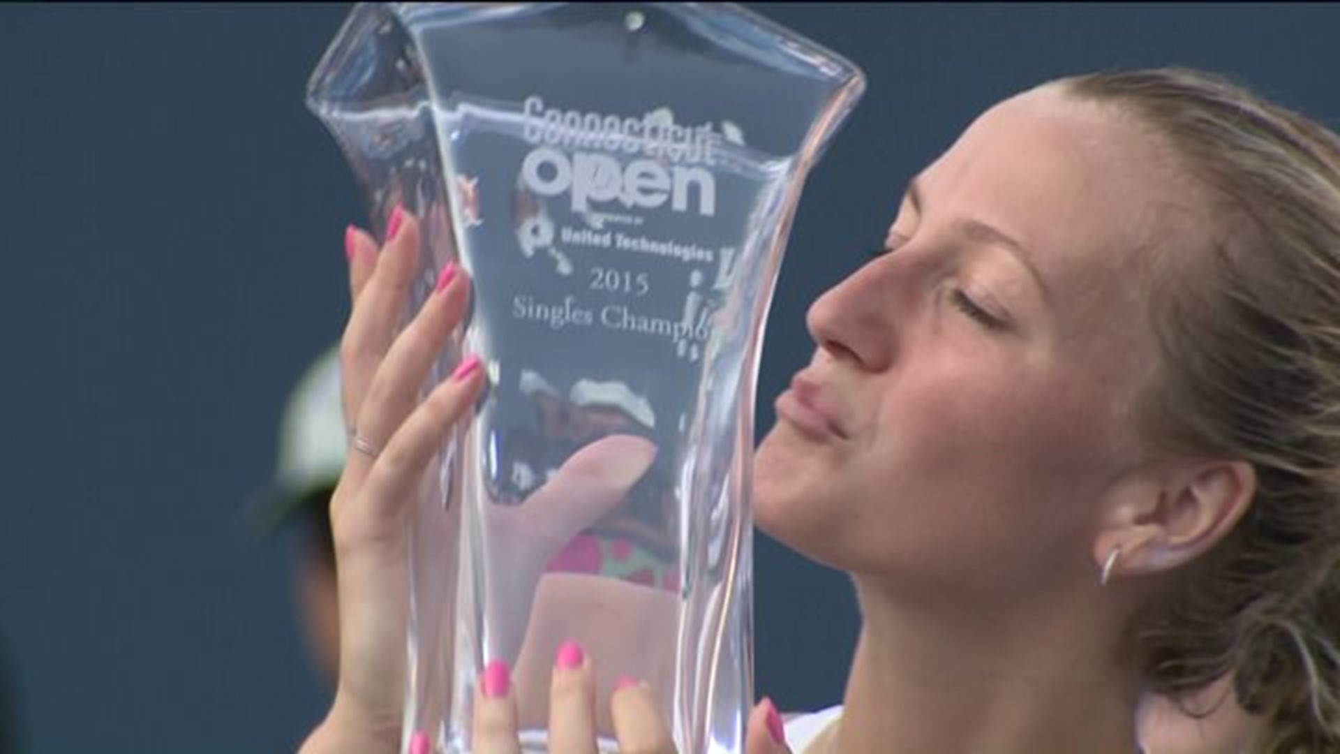 Kvitova wins 2nd straight New Haven final