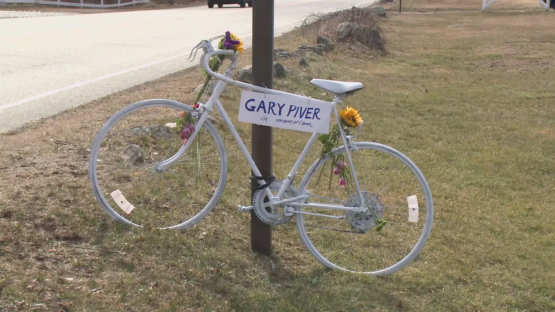 A longtime custodian at Stonington High School and an avid bicyclist is being remembered after a terrible tragedy.