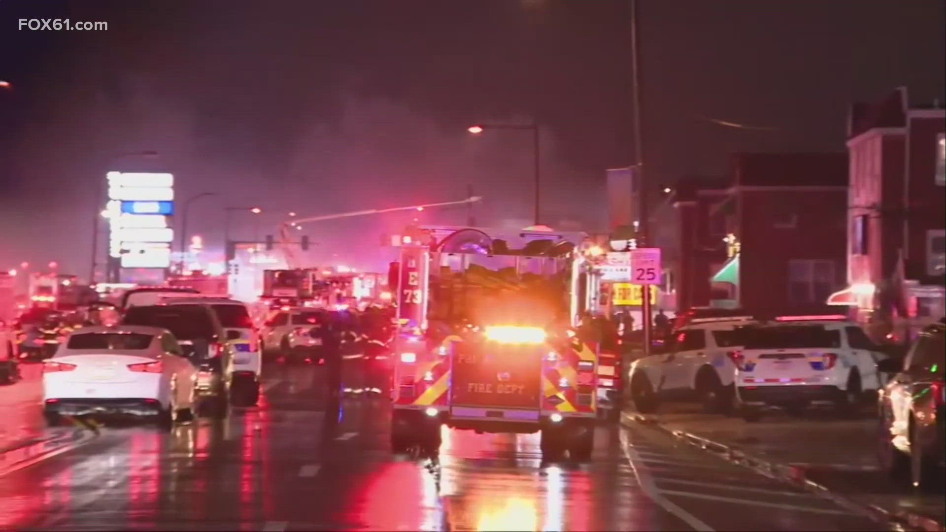 The plane crashed in Northeast Philadelphia less than a minute after taking off. Multiple people are dead. The impact was near Cottman Ave. and Roosevelt Blvd. 