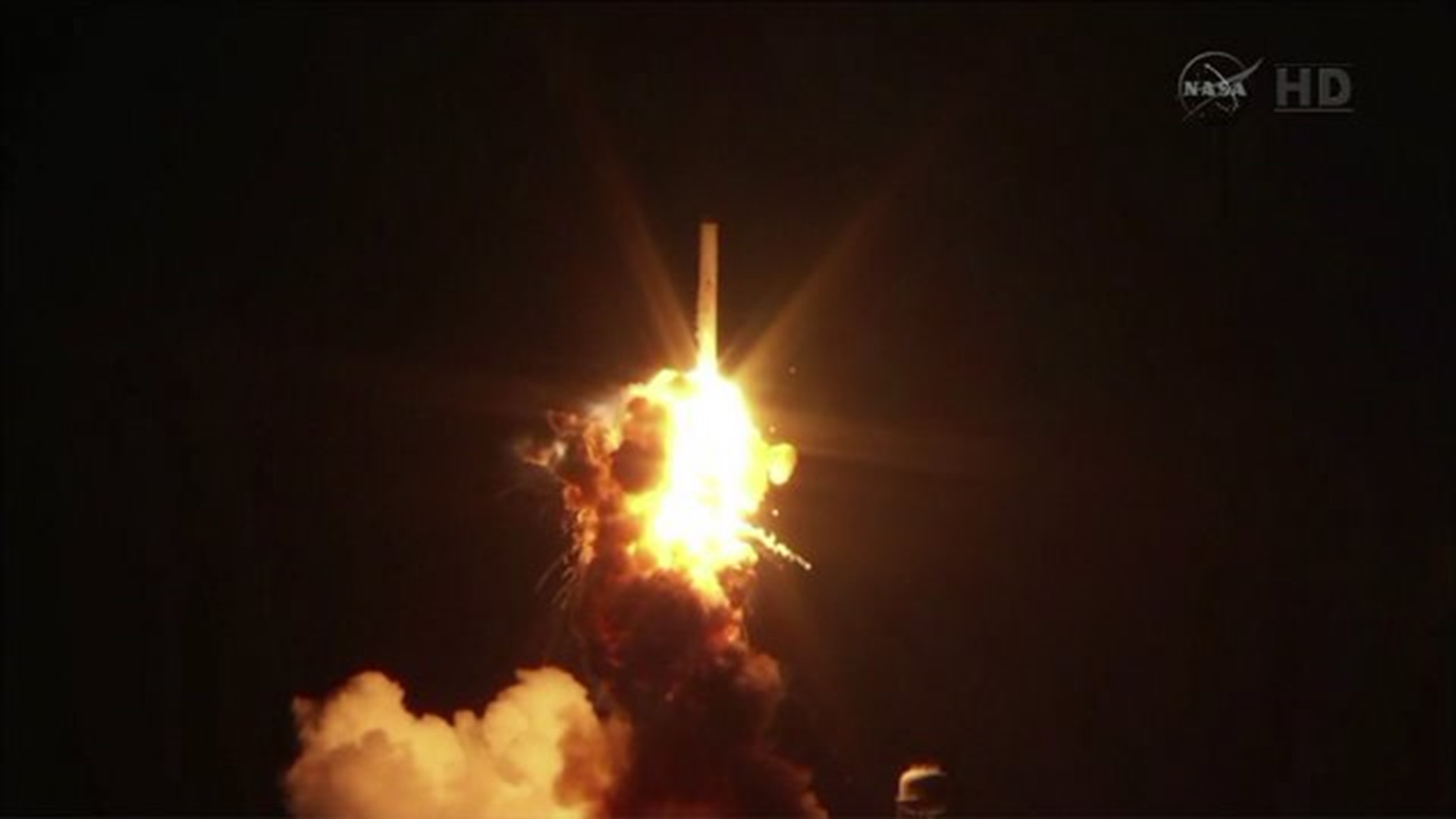 NASA rocket explodes
