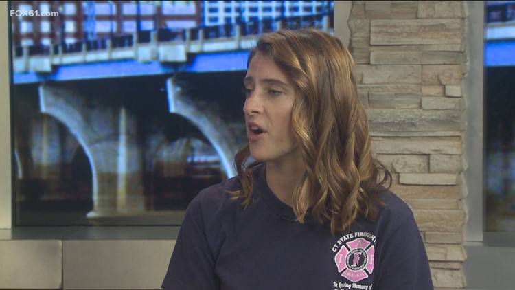 Firefighters in Pink for breast cancer awareness