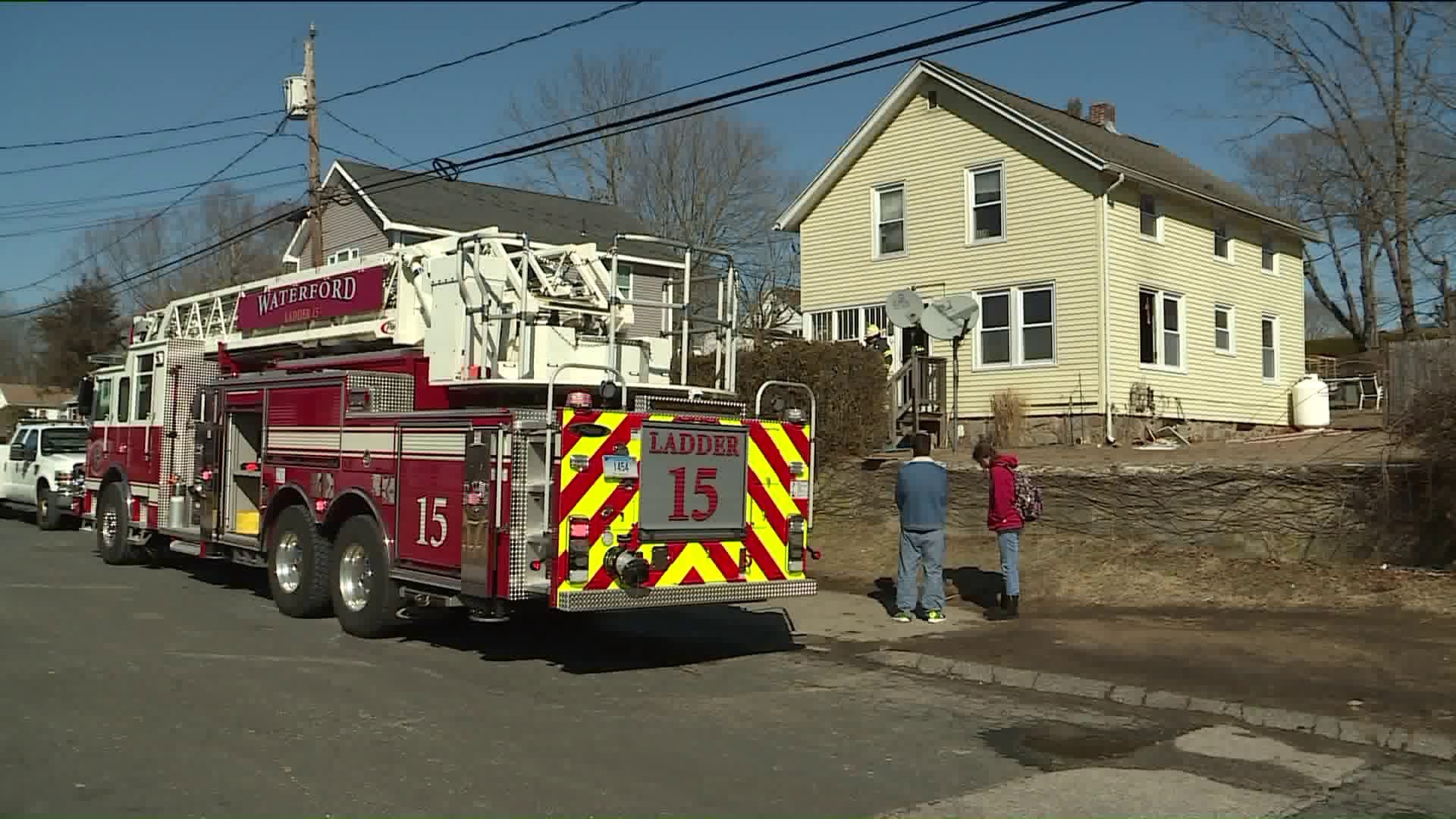 Waterford firefighter injured