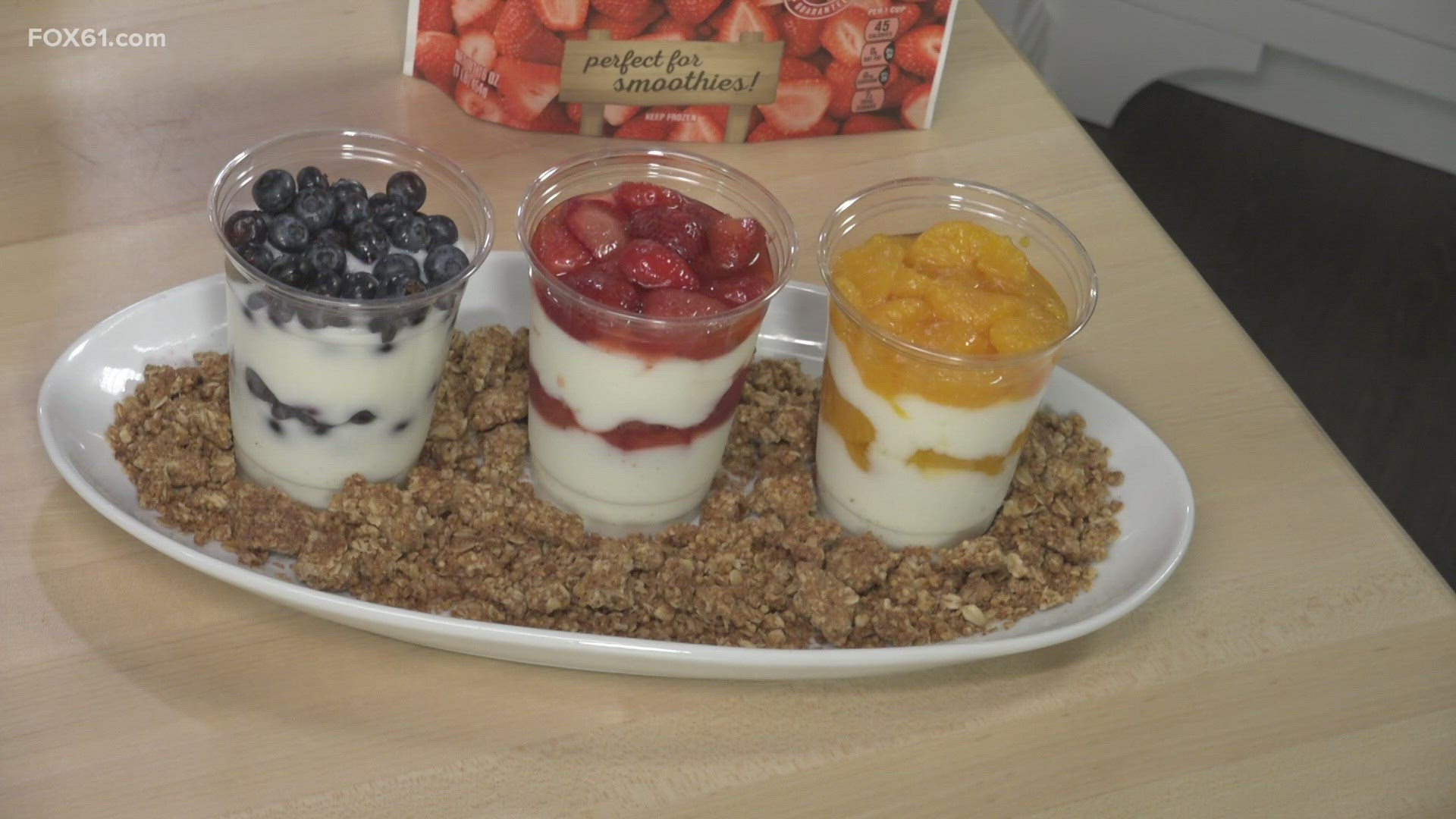 The fruit & Oats parfait at East Hartford Public Schools is a popular breakfast and lunch option in the cafeteria, and it's easy to make at home.