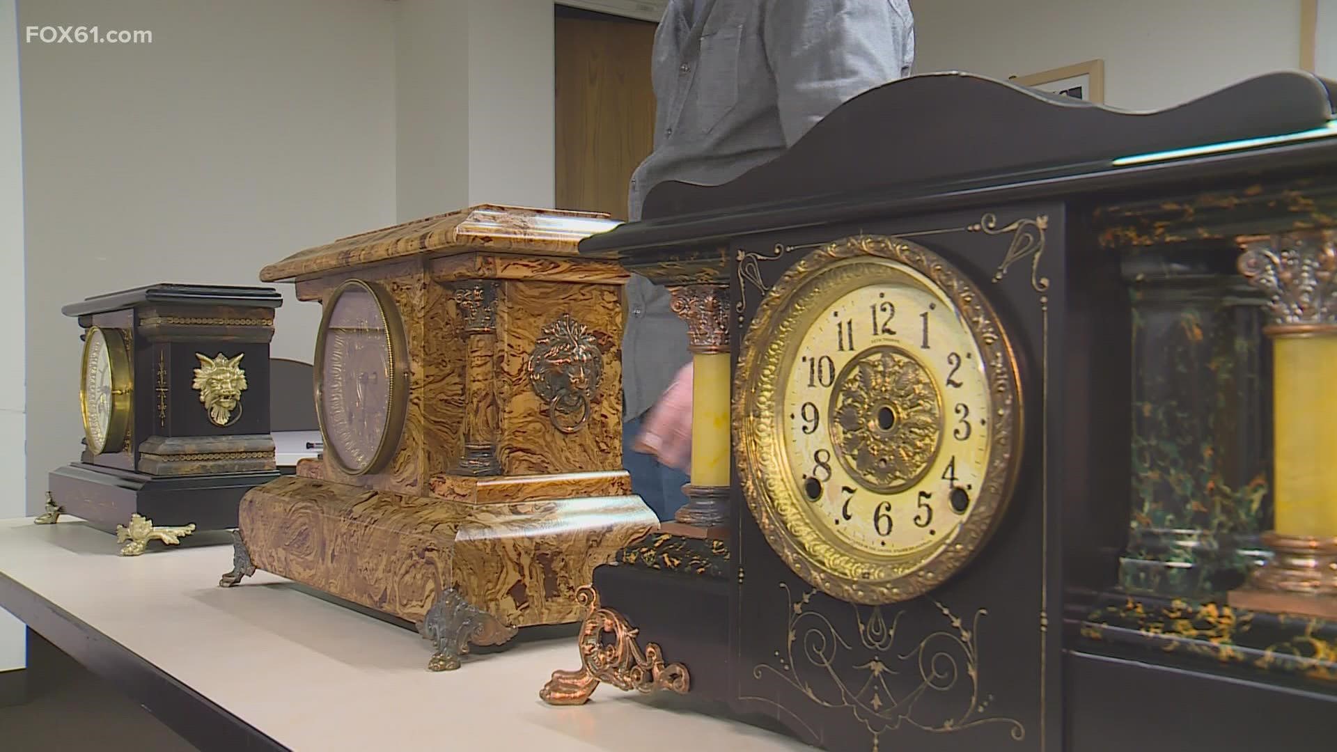 Gage Robertson has been repairing century-old clocks for the past three years.