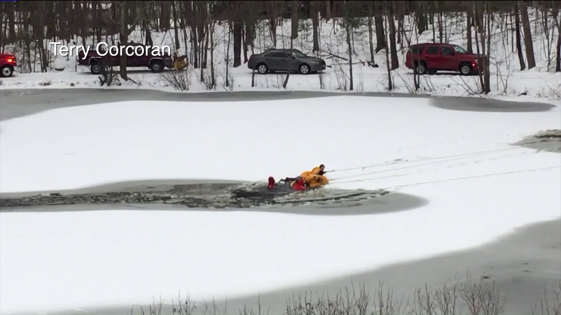 EXCLUSIVE Wolcott man rescued from an icy pond warns people not to go