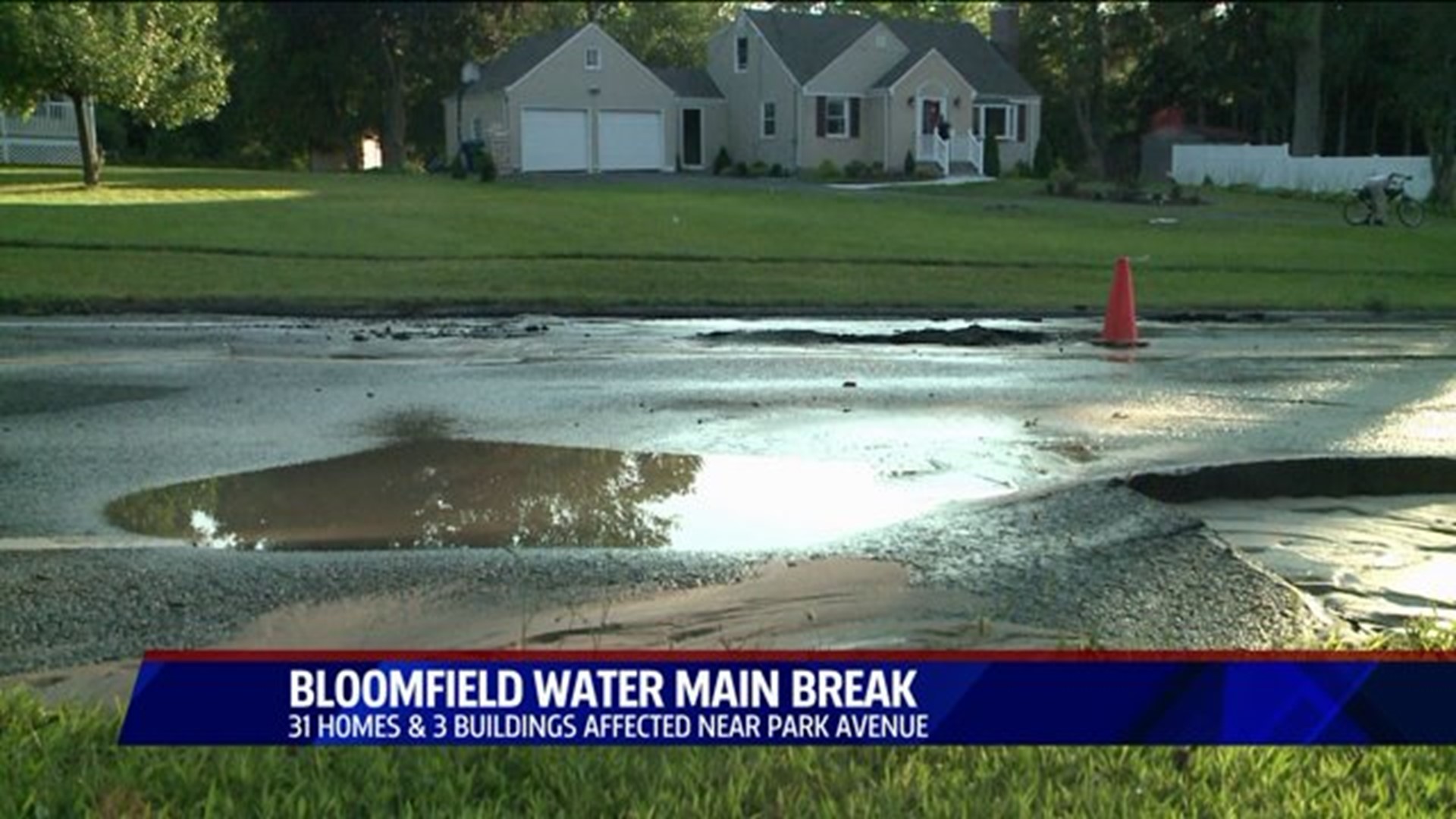 Bloomfield Water Main Break
