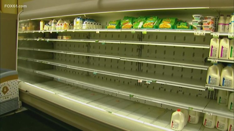 COVID-19 supply chain issues lead to empty shelves at supermarkets