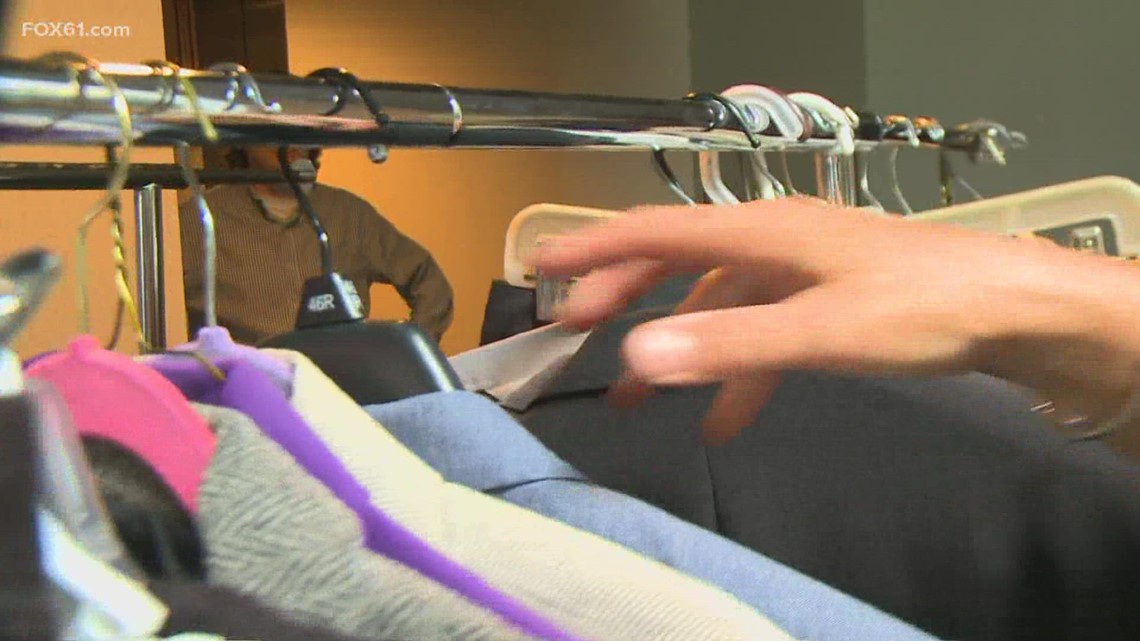 Investment firm lends helping hand to military veterans in need of professional clothes