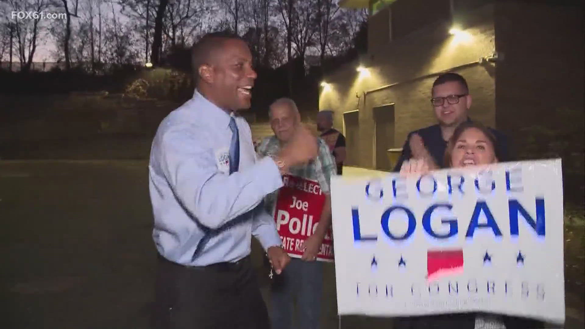 Jahana Hayes is facing Republican George Logan in a rematch for the fifth Congressional District.