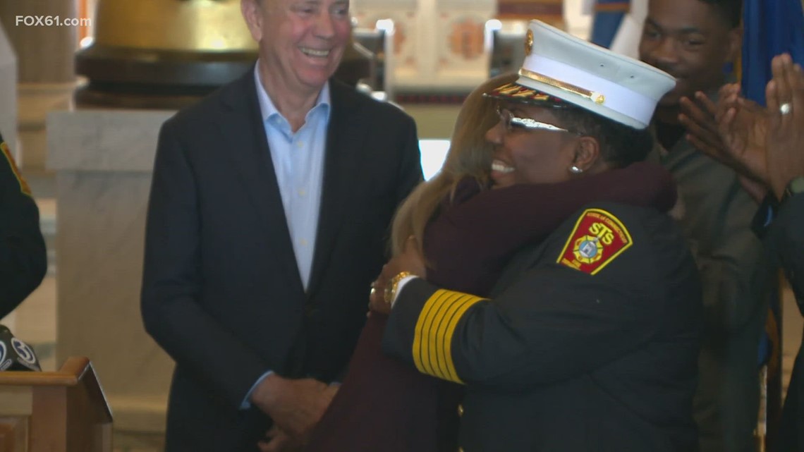 History made as first Black female fire chief is sworn in for New England