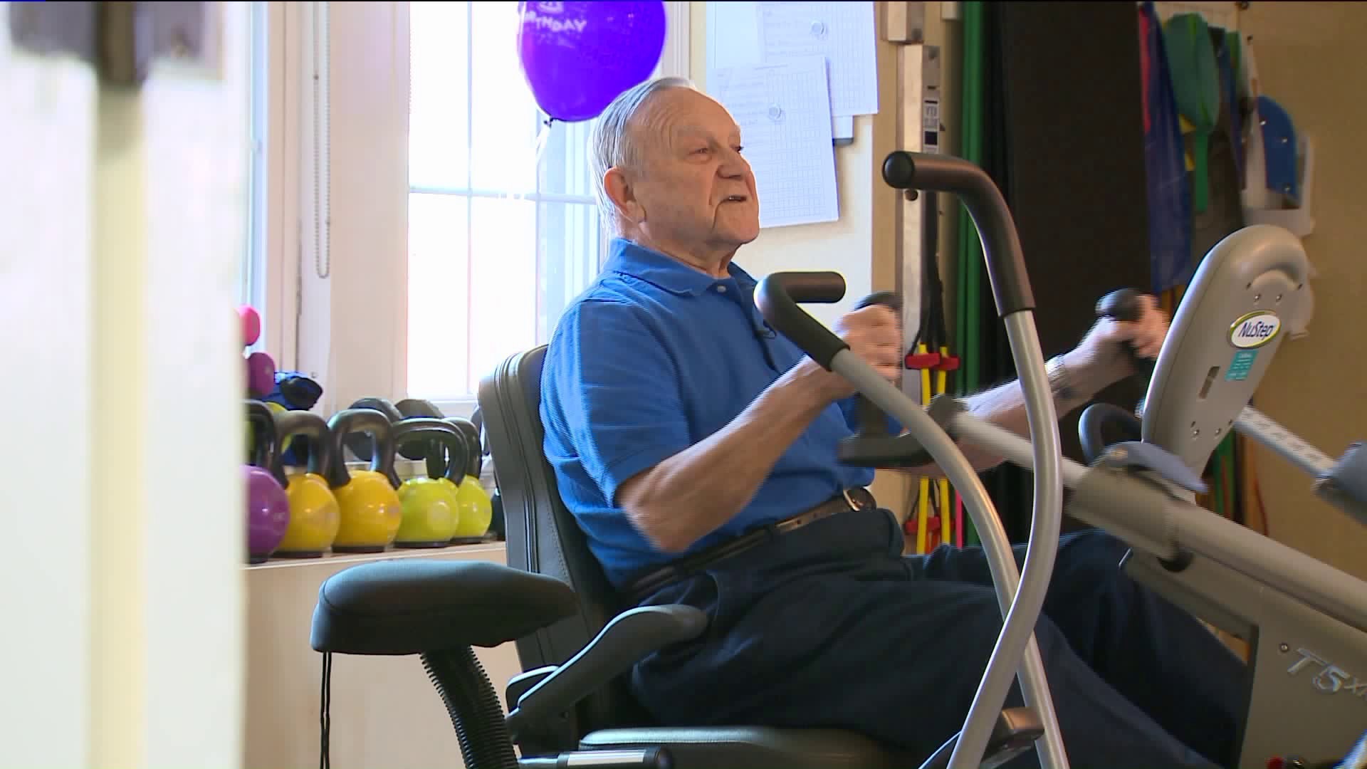 Raising the bar in New Britain, 90-year old provides a lift