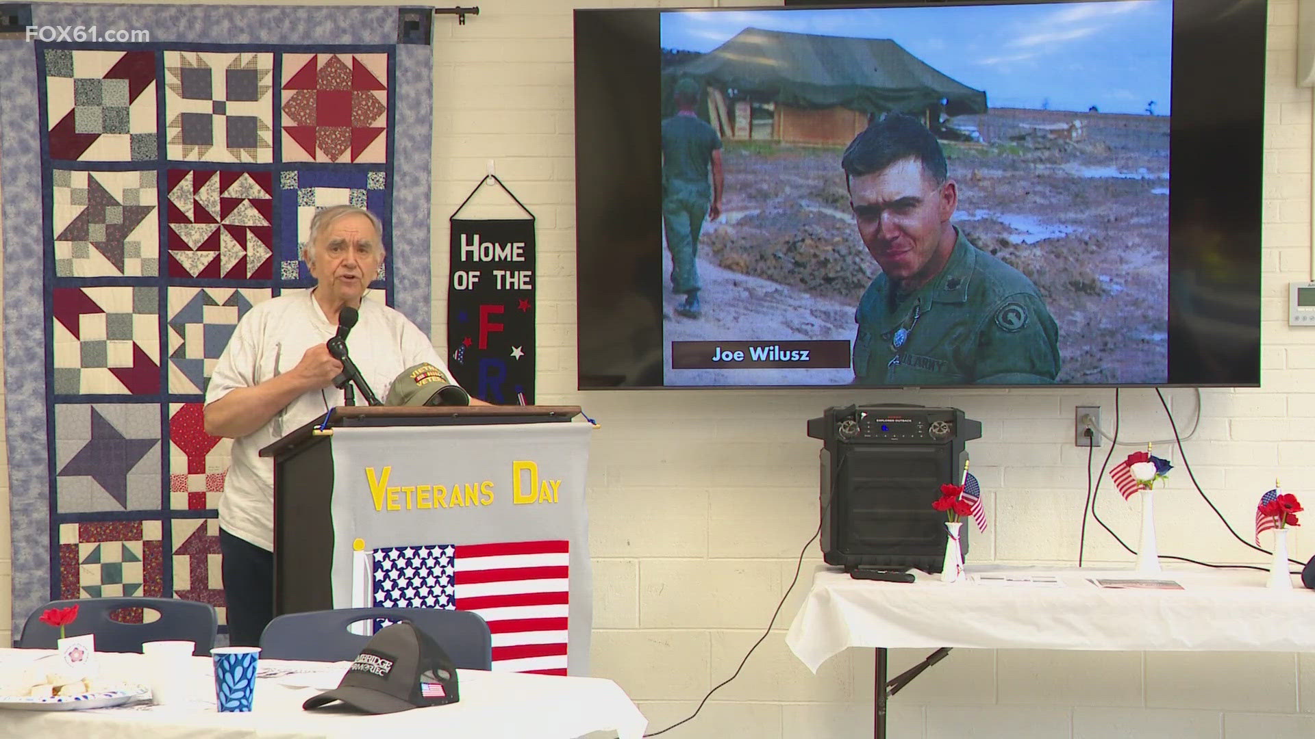 Veterans Day was honored in Windsor at the senior center through snapshots of the past.