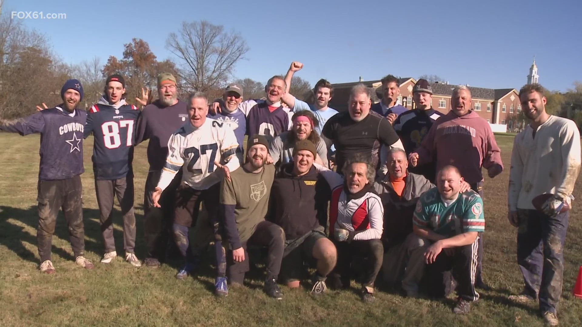 A 7th-grade friend group back in 1973 reached its 50th-anniversary milestone of their Thanksgiving tackle football game, with new generations making the team.