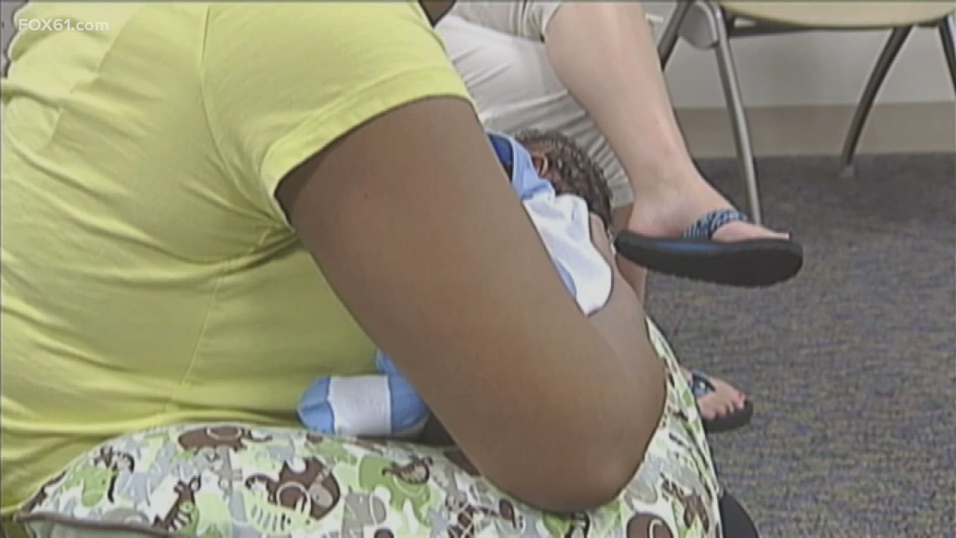 Daileann Hemmings, the program director of maternal health equity at Hartford Hospital, raises awareness of Black Breastfeeding Week.