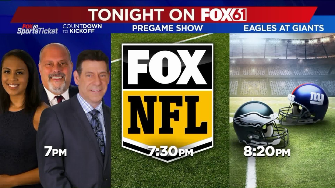 FOX61 SportsTicket pregame show: Giants host Eagles on FOX61