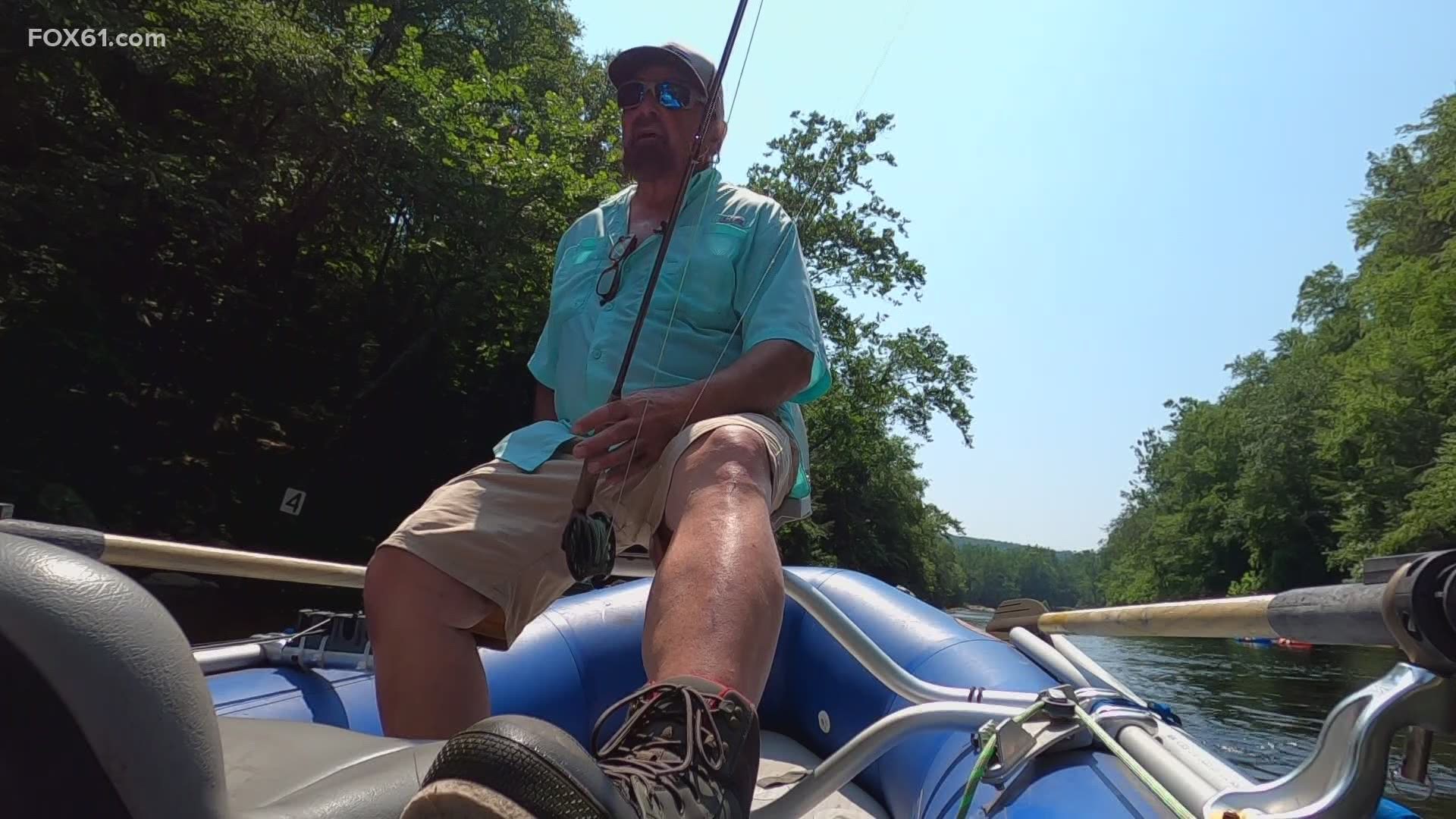 The month of July has been a challenge for guides like Seth Boynick who owns Farmington River Trading.
