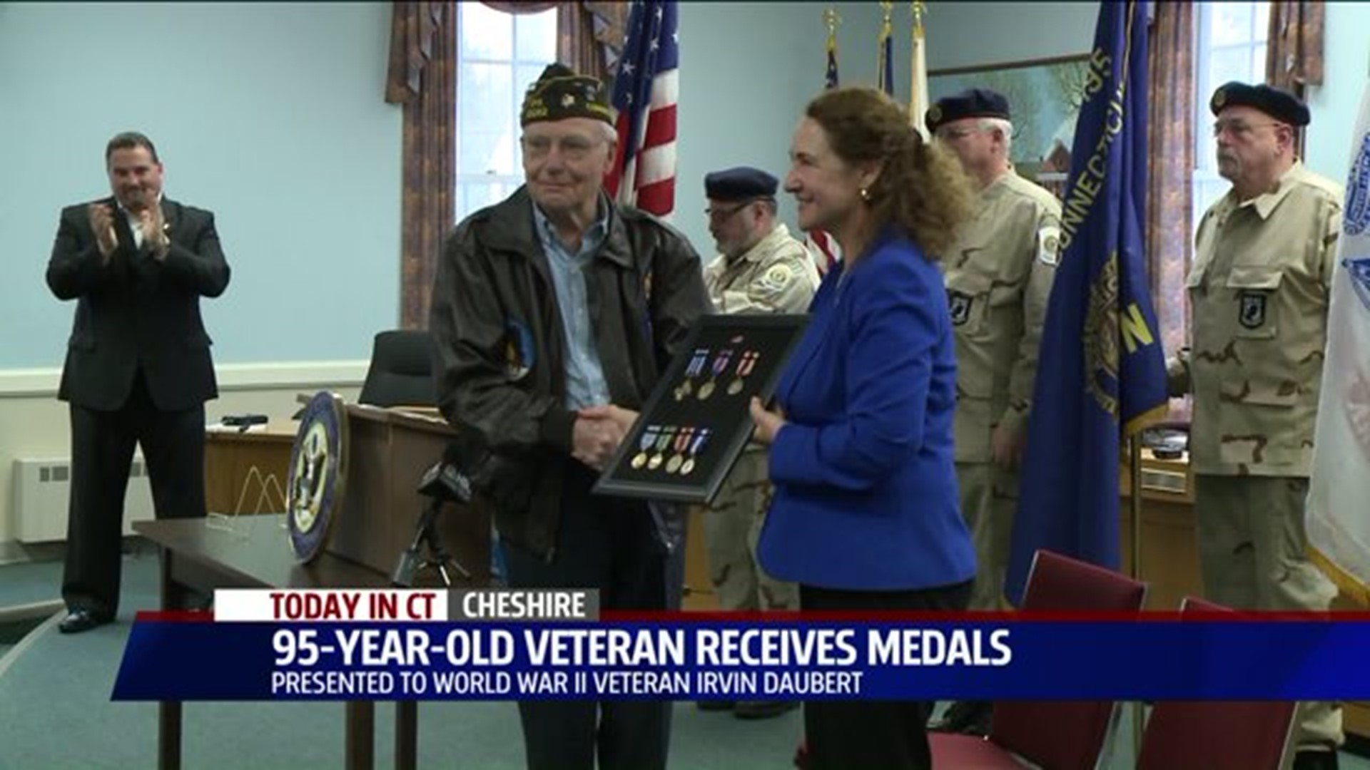 Veteran honored at ceremony