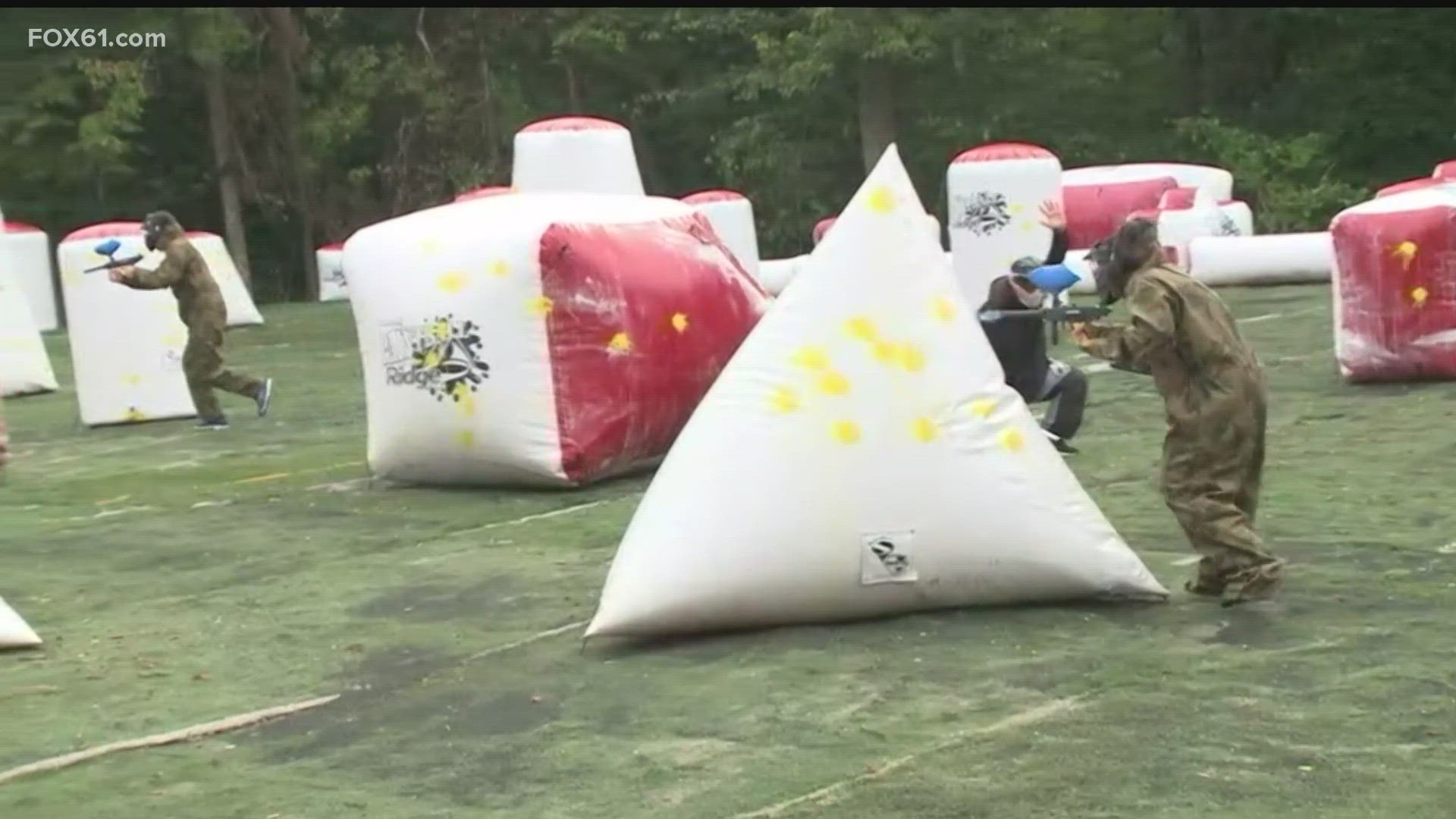 The third stop on this year's list takes us to Paintball at the Ridge in Middlefield!