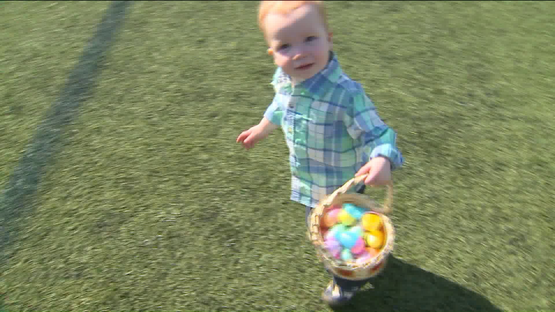 Kids turn out for Easter Egg hunt in West Hartford