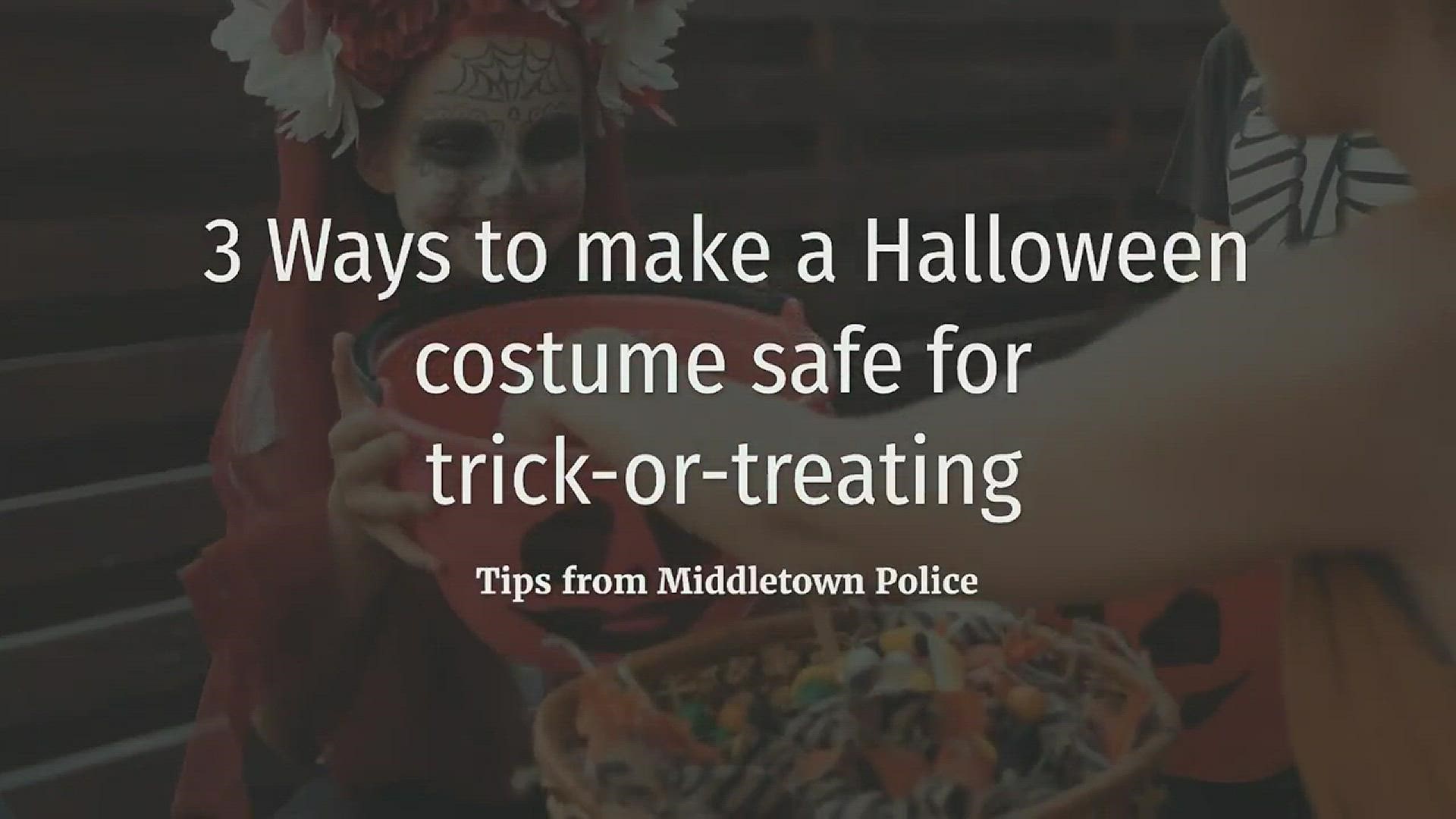 Police departments across Connecticut are reminding trick-or-treaters young and old to stay safe while collecting candy on Halloween night.