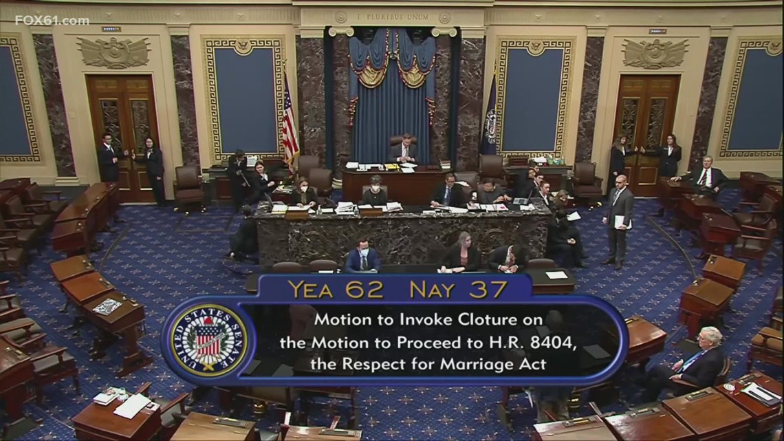 U.S. Senate advances same-sex marriage bill