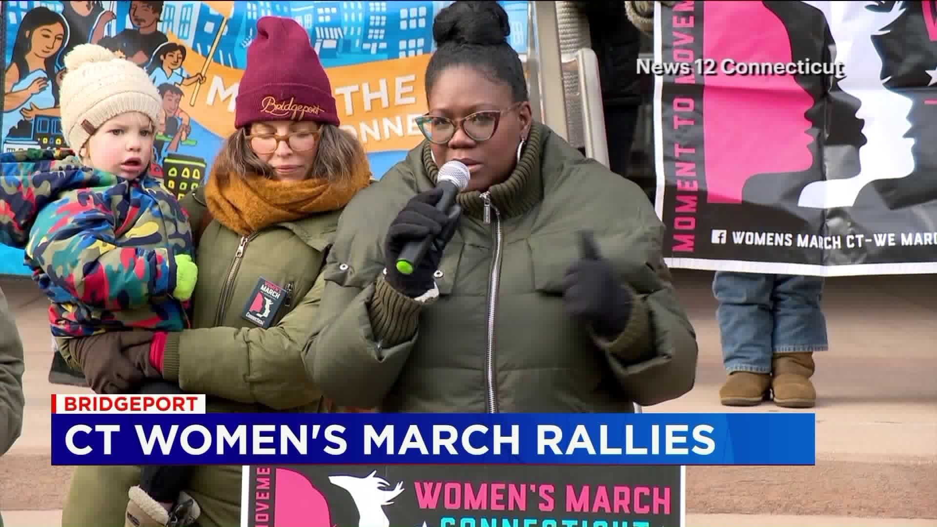 Women`s March 2020 Bridgeport presser