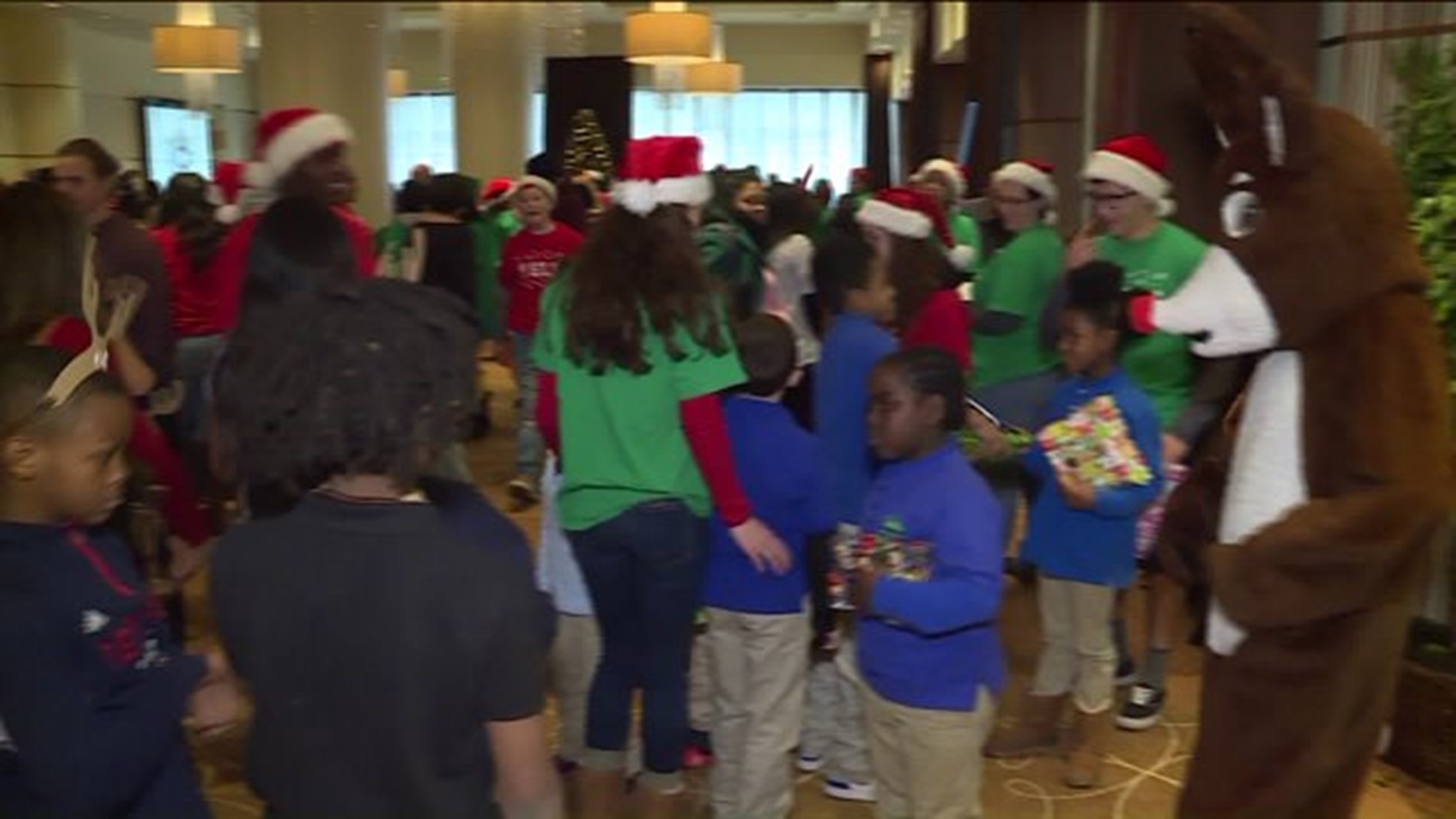 Hartford kids get holiday cheer at annual party