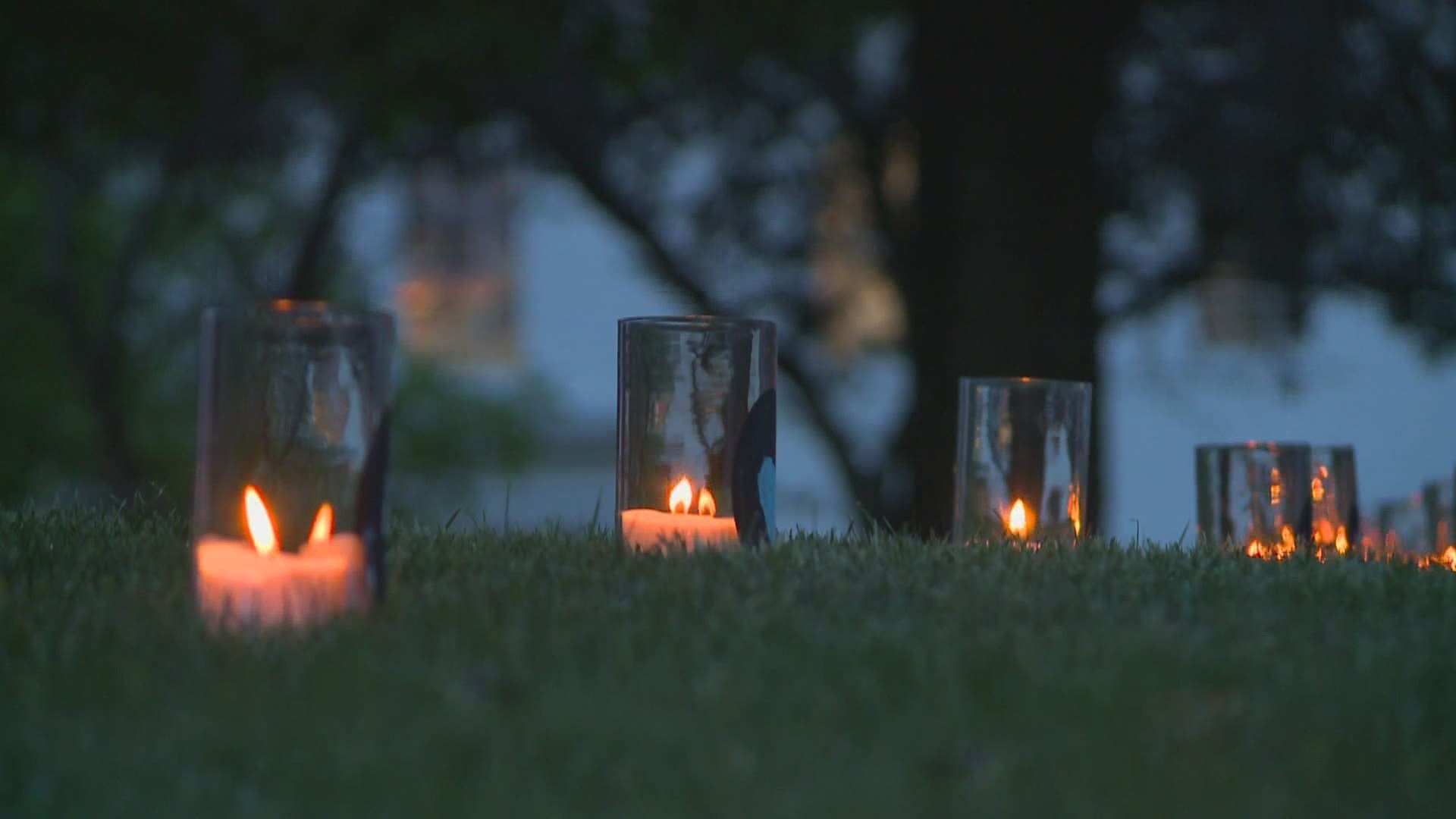 The candlelight vigil provided an opportunity to heal. Each candle a symbol of unity and a chance to reflect.