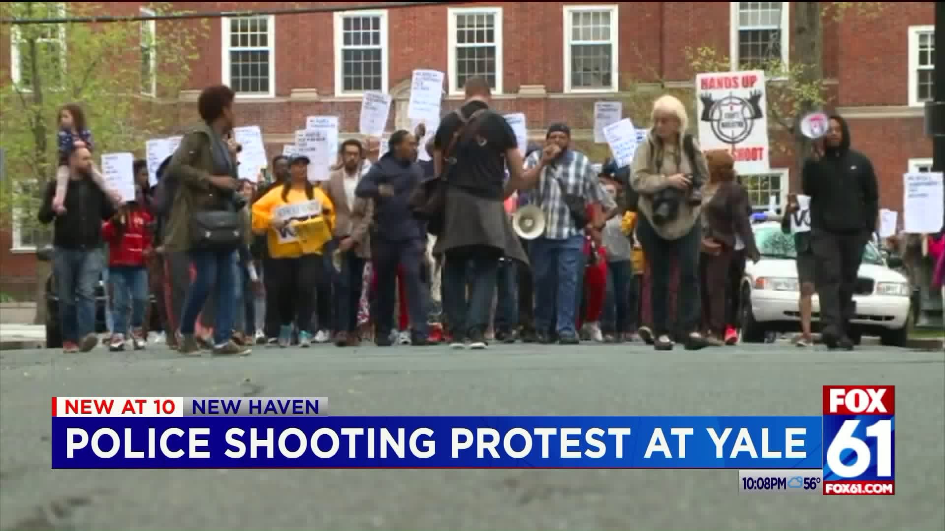 Protest at Yale