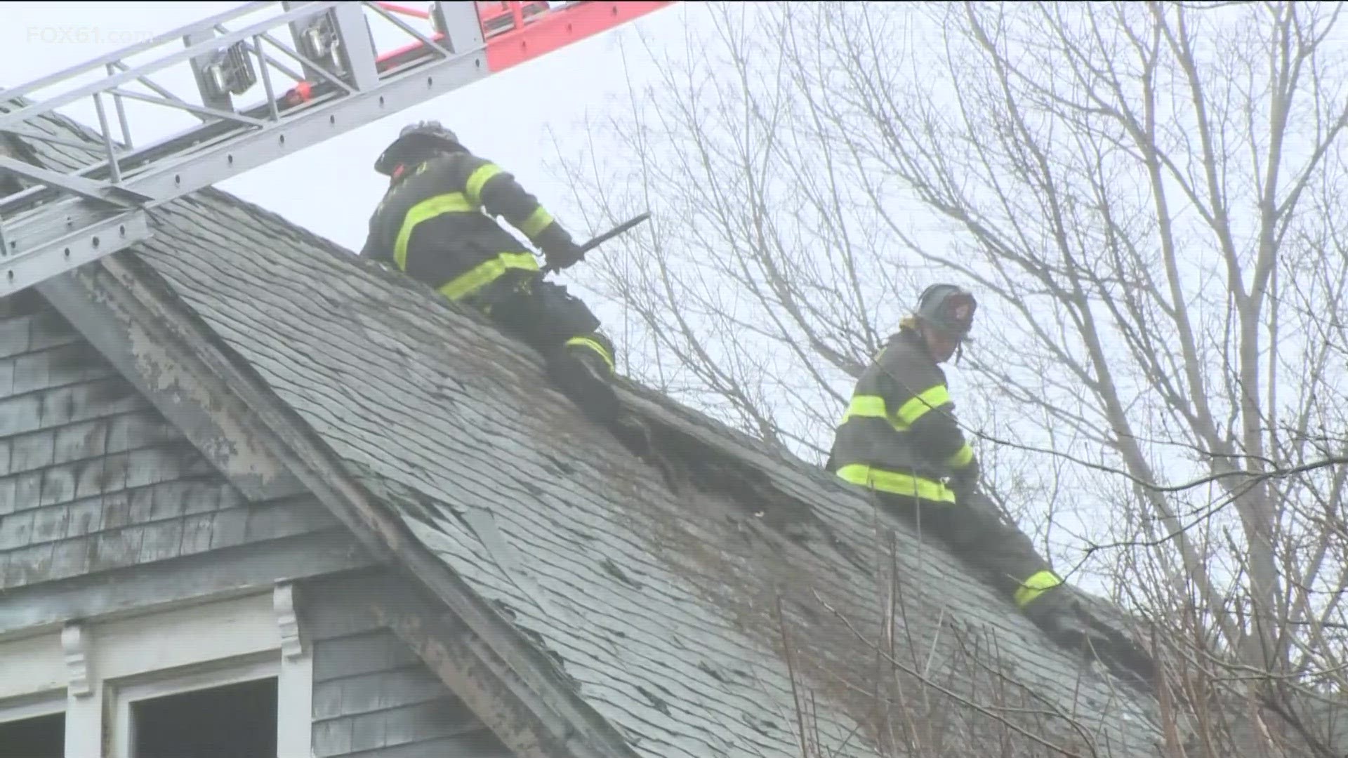 Families in New Haven and Hartford have been displaced after multifamily buildings caught on fire.