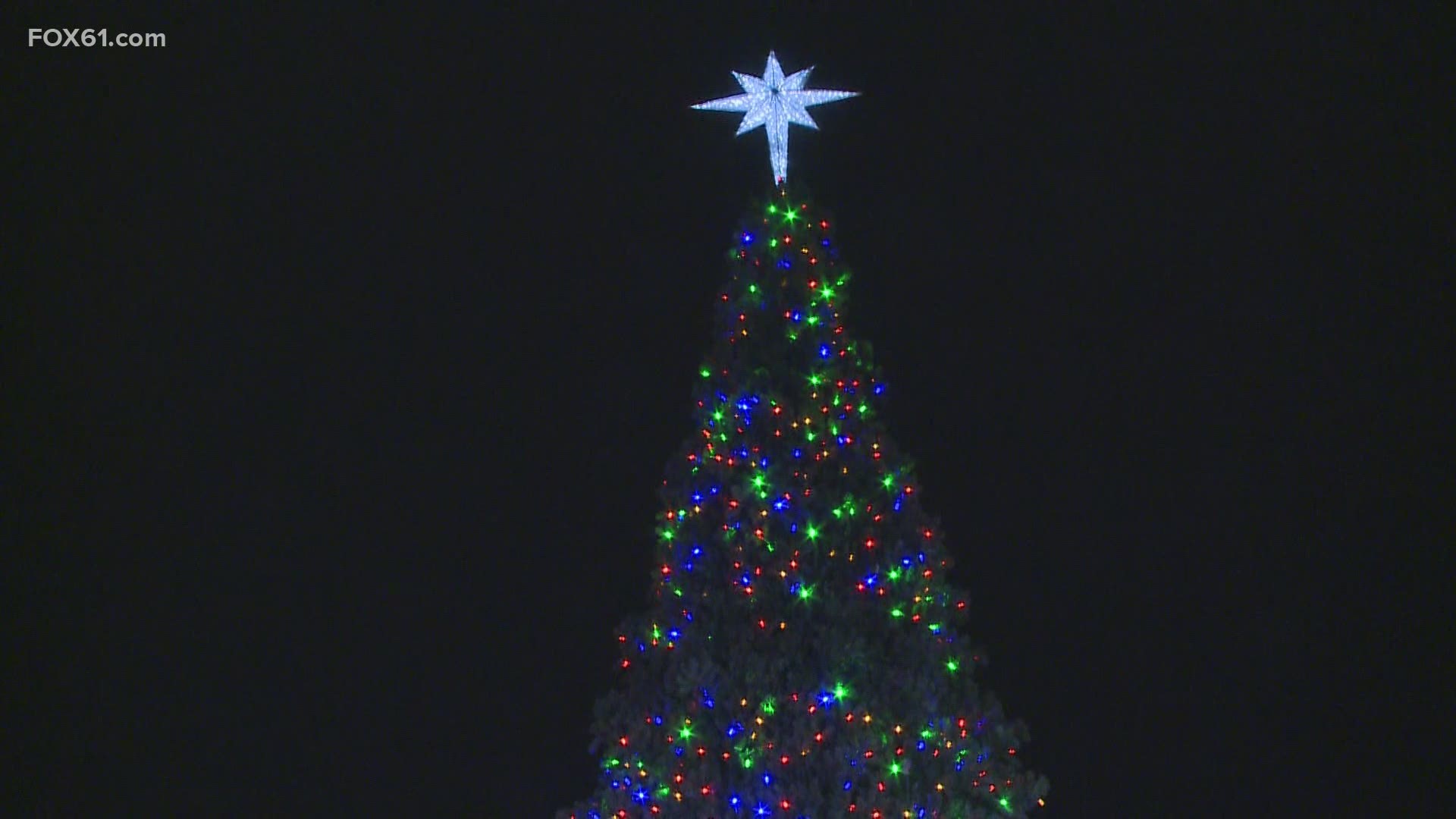 Santa even hitched a ride with New Britain’s fire department for his grand entrance.